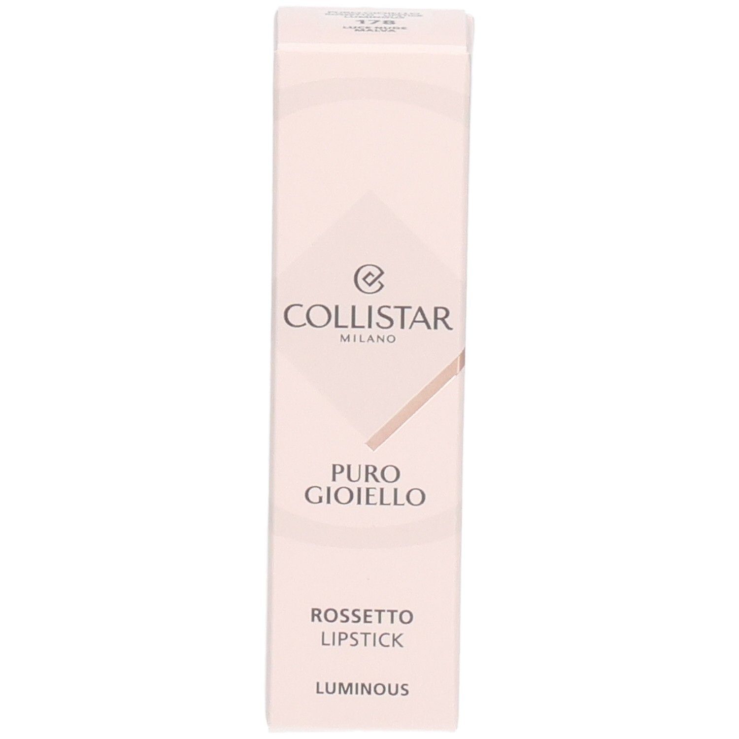 Collistar Puro Gioiello Lippenstift Verpackung Vorderseite, Farbe 178.