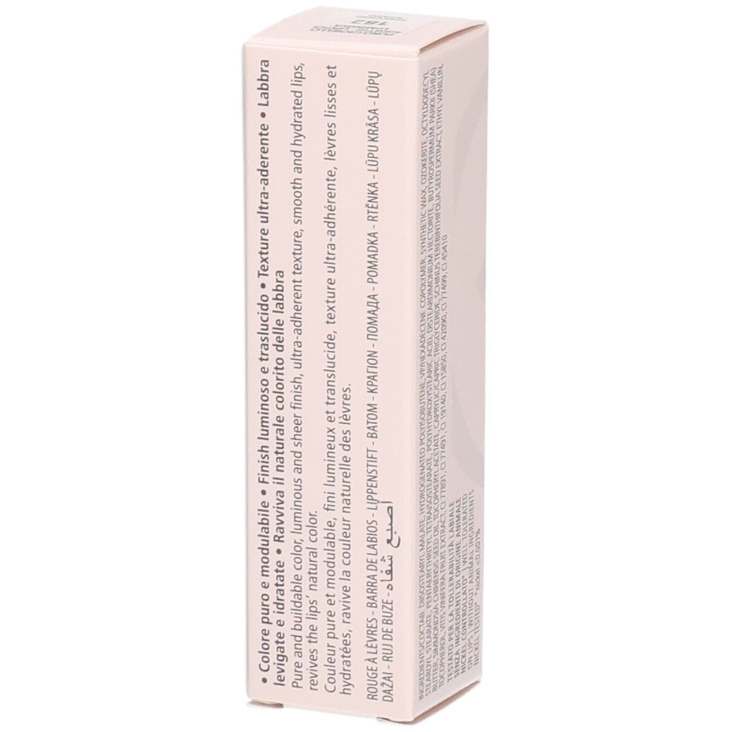 Collistar Puro Gioiello Lippenstift Verpackung mit Anwendungsbeschreibung.