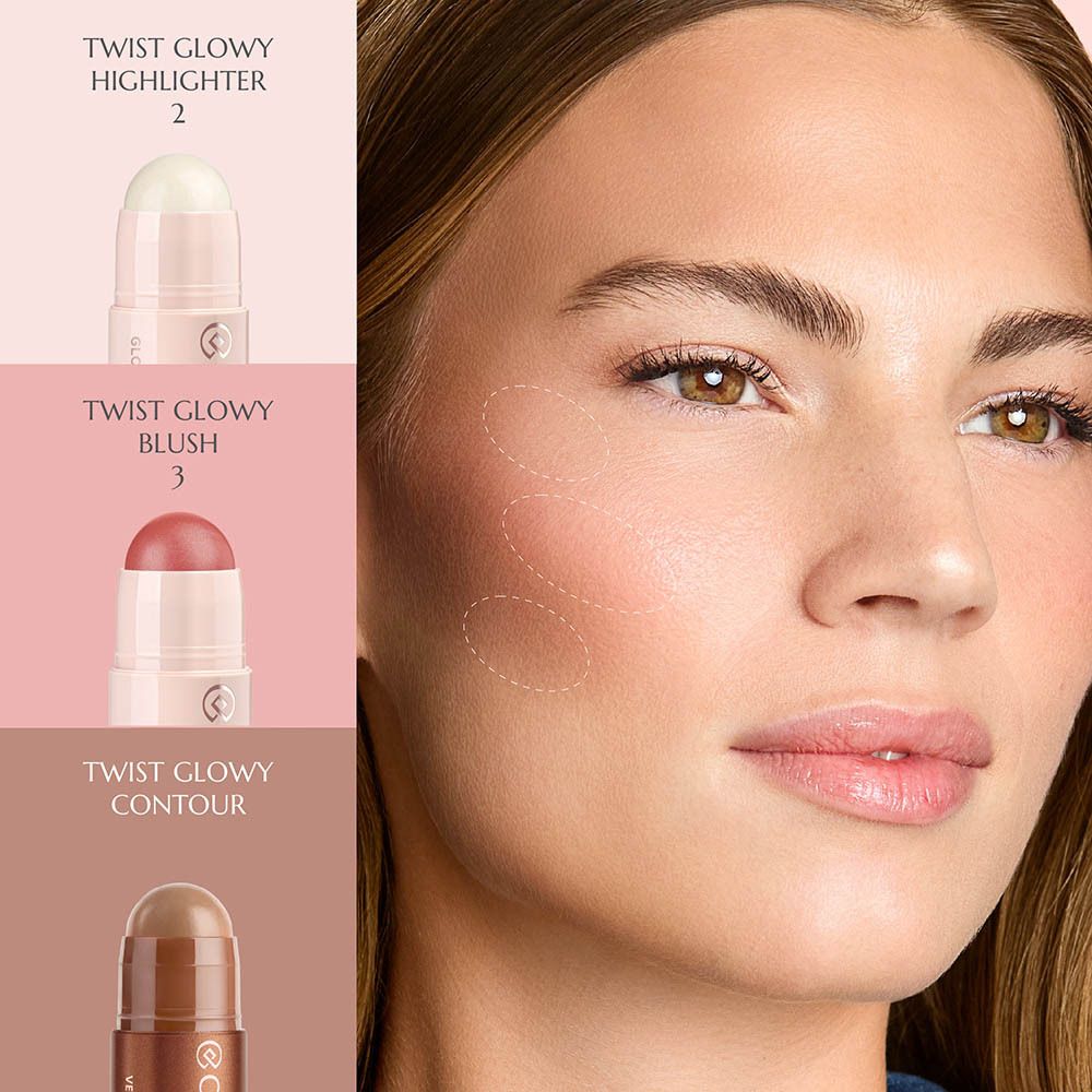 Collistar Twist Velvet Contour Stick, dévissé, avec embout bronze et base rose gold.