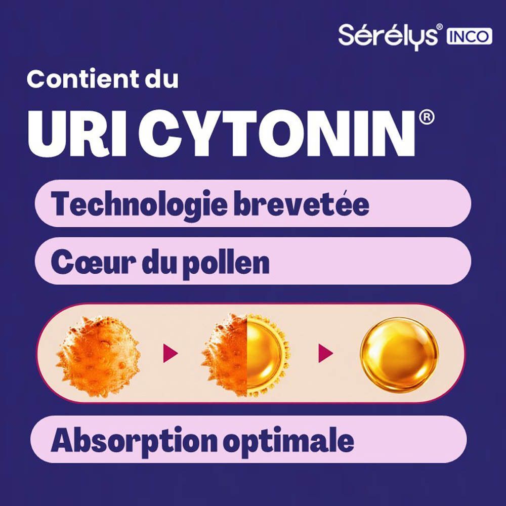 Uri Cytominin mit patentierter Technologie, Pollenkern und optimaler Absorption.