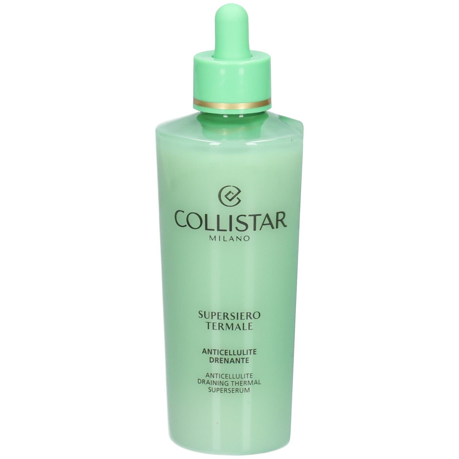 Collistar Supersiero Termale Anticellulite Drenante Flasche mit Pipette.