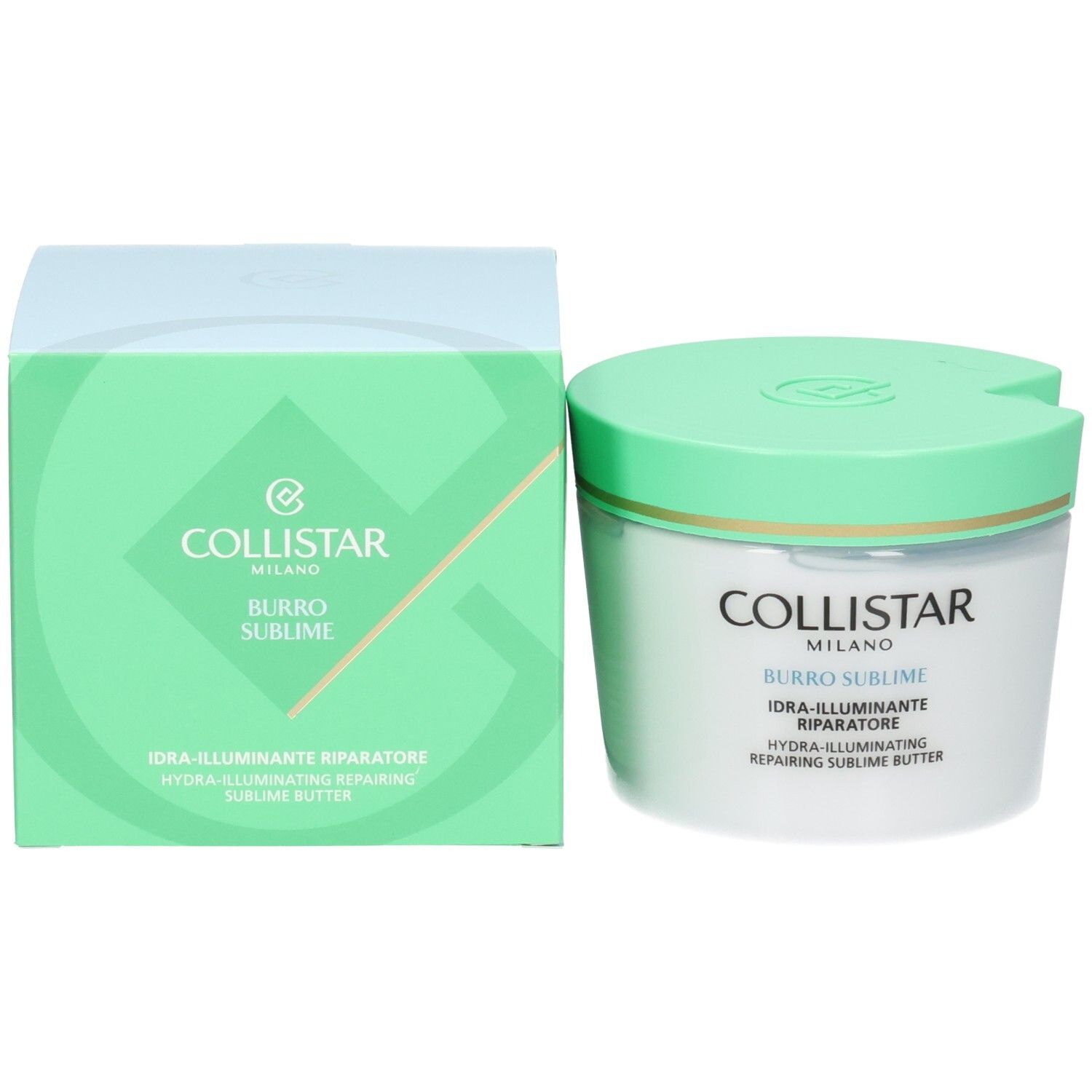 Collistar Sublime Butter Dose neben der passenden Produktverpackung.