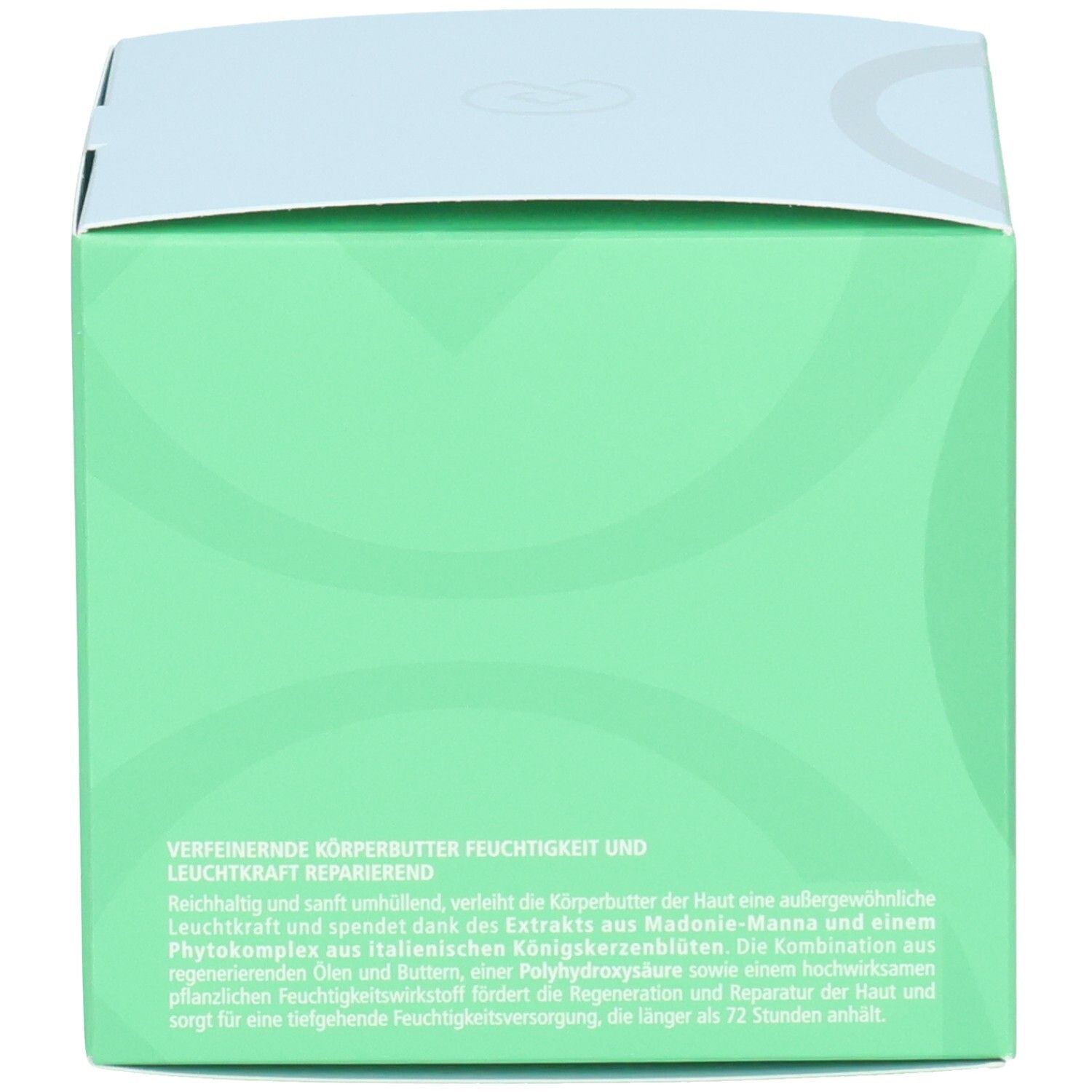 Seite der Collistar Produktverpackung mit detaillierter Produktbeschreibung auf Deutsch.