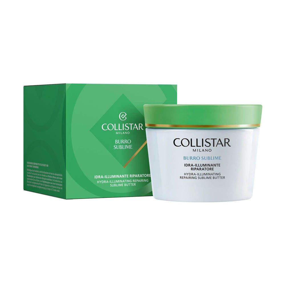 Arrière du pot Collistar Sublime Butter avec informations produit et mention 200ml.