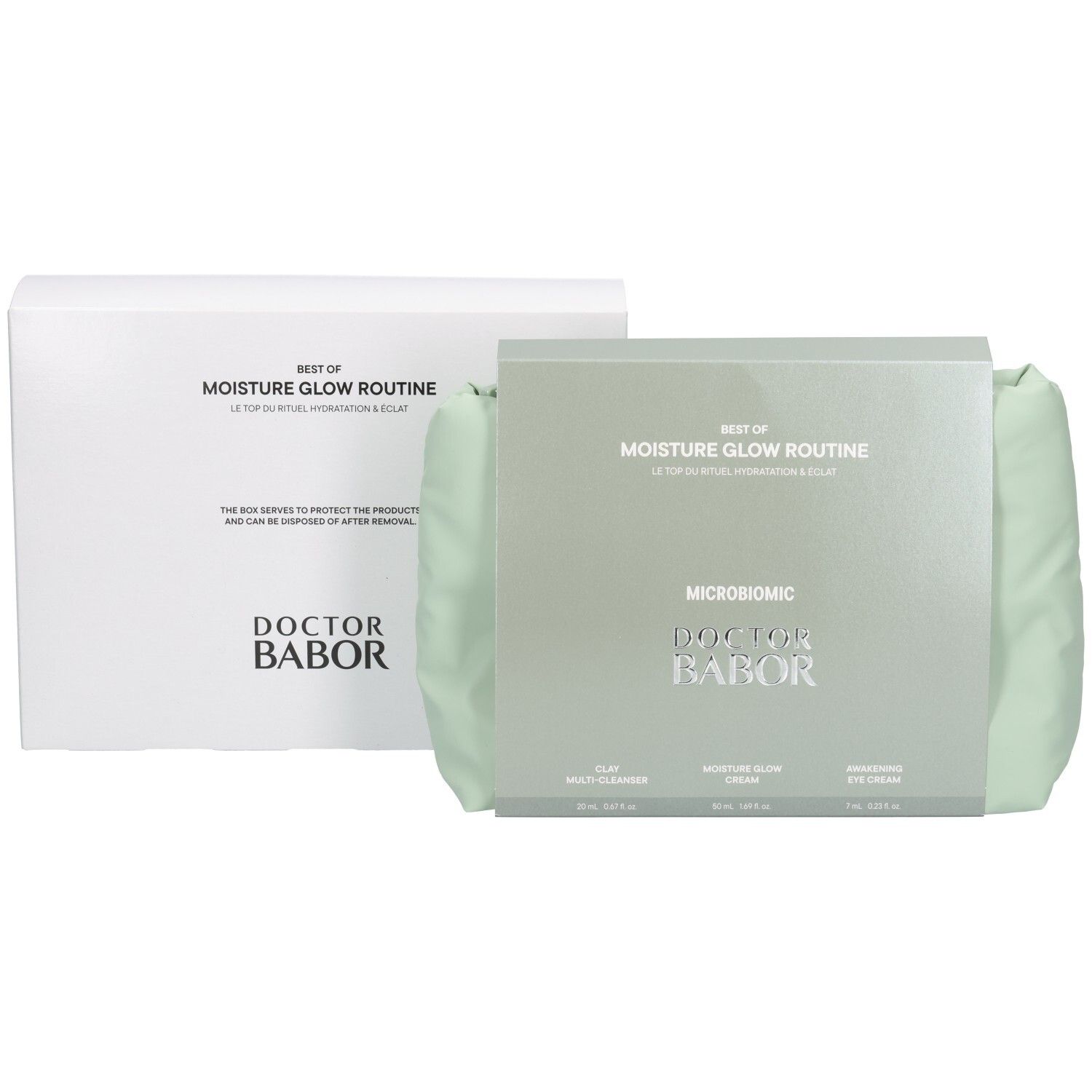 Babor Kosmetik-Set in Schachtel mit Beutel. Enthält "Best of Moisture Glow Routine".