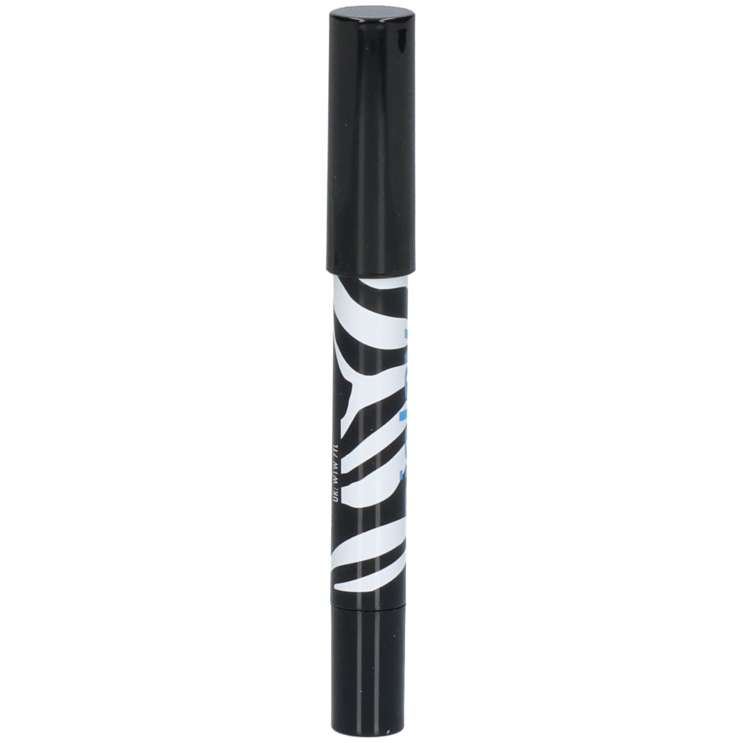 Sisley Phyto-Eye Twist Lidschattenstift mit Zebra-Muster und schwarzem Deckel.