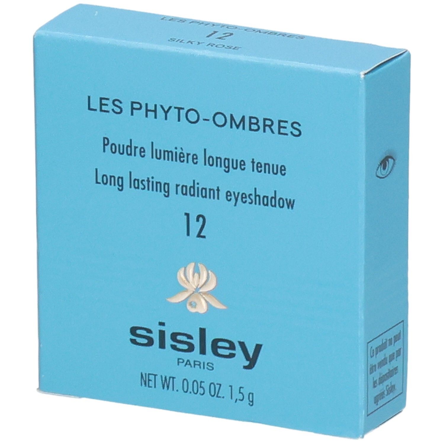 Sisley Les Phyto-Ombres Lidschatten-Verpackung, Farbe 12 Silky Rose.
