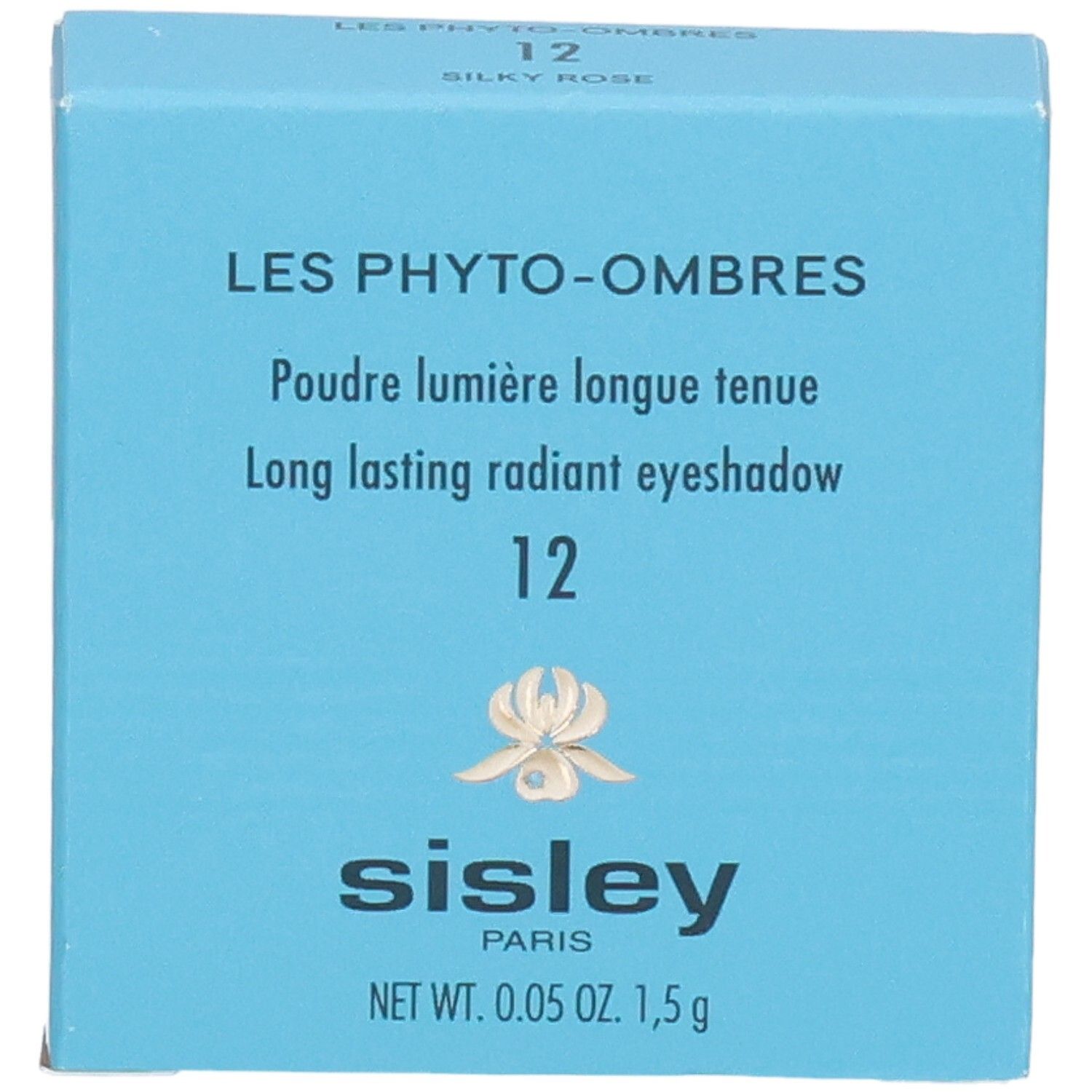 Sisley Les Phyto-Ombres Lidschatten-Verpackung, Farbe 12 Silky Rose.