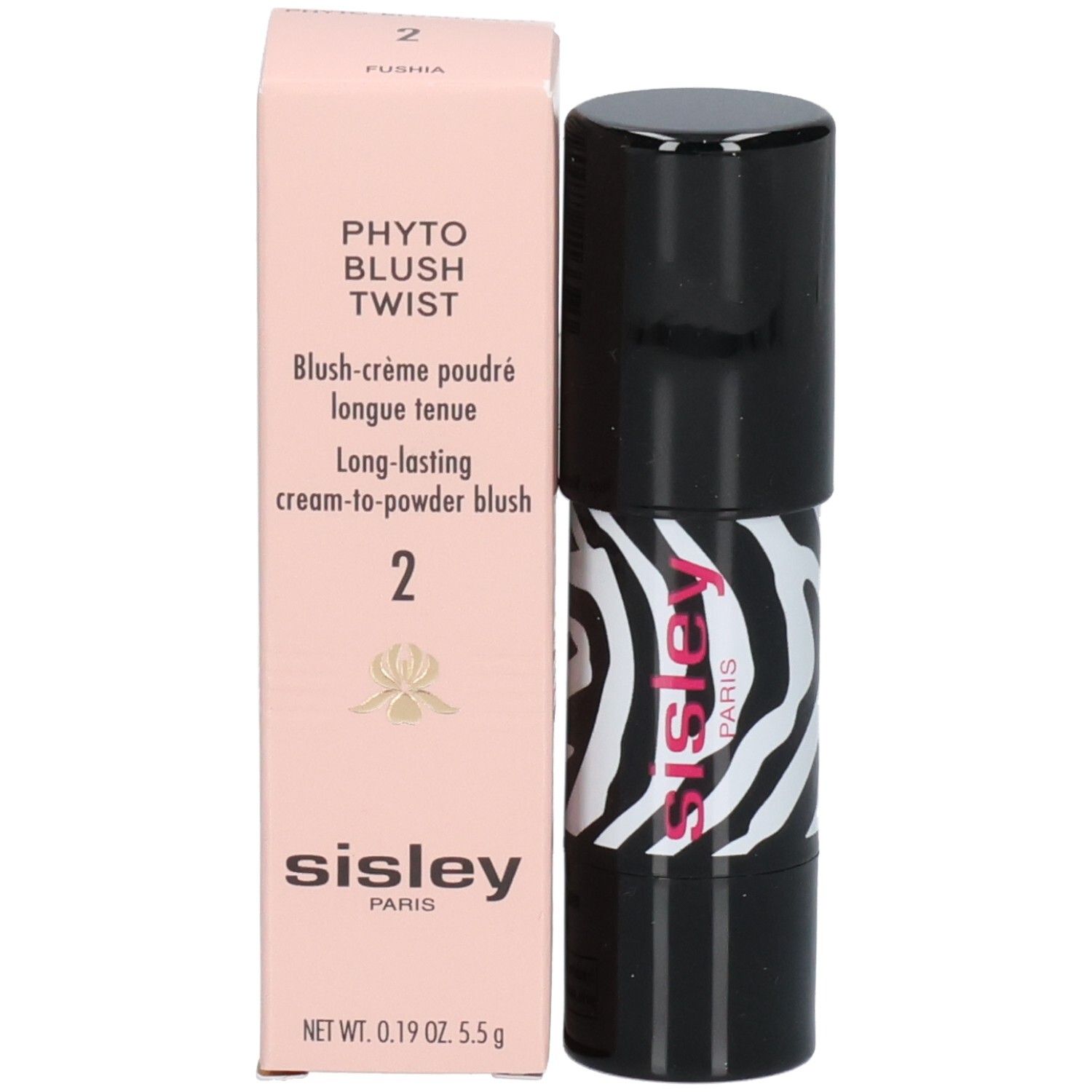 SISLEY PHYTO BLUSH TWIST 02 Fard Crème Fuchsia mit Verpackung. Enthält 5.5g.