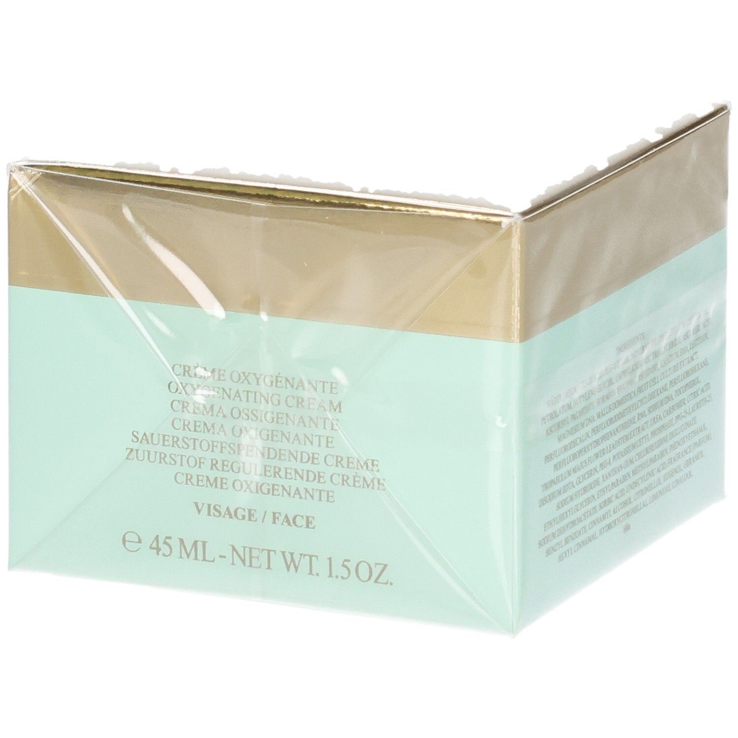 Valmont Deto2x Cream Verpackung mit Volumenangabe 45ml / 1.5oz.