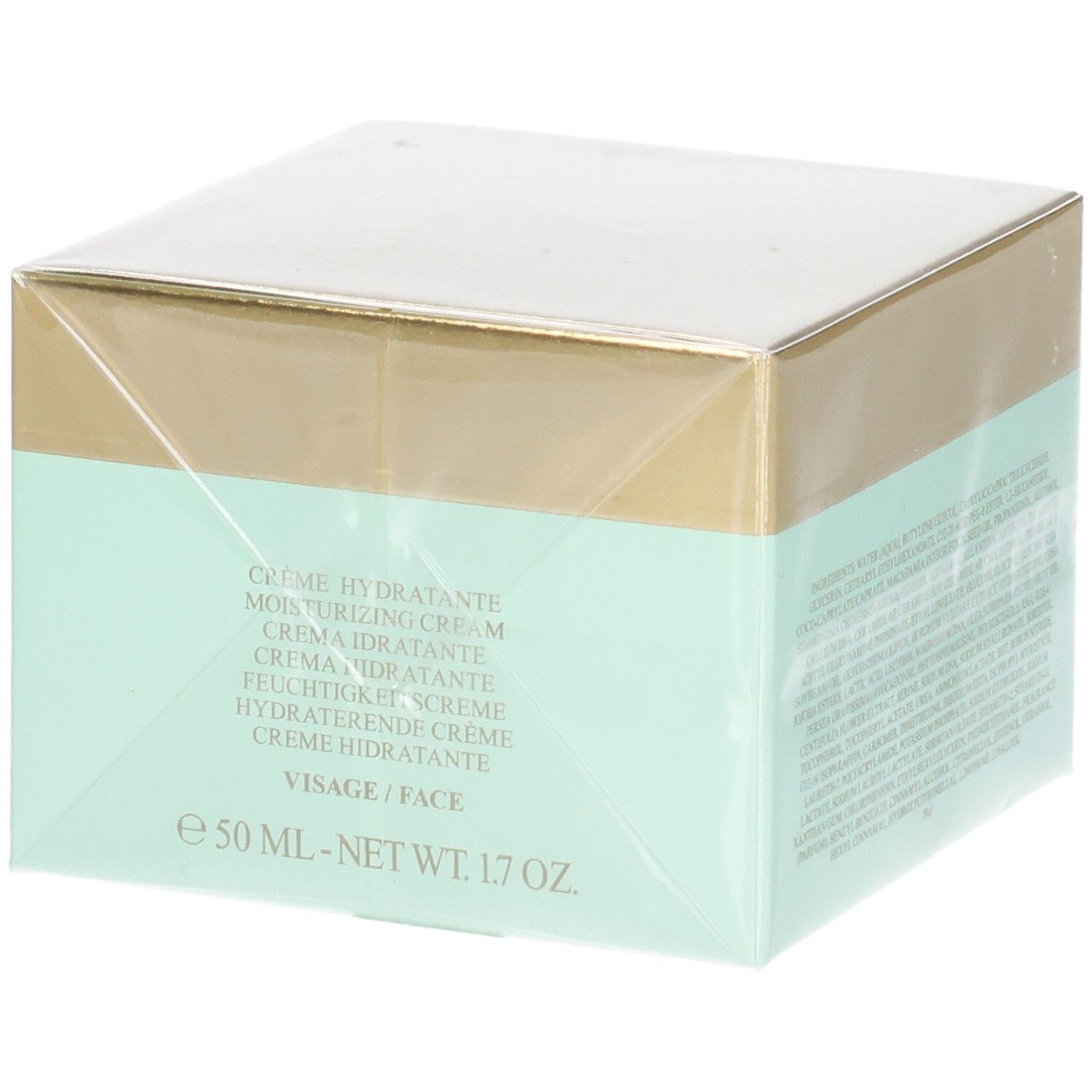Emballage VALMONT Hydra3 Regenetic avec indication de taille 50 ml.
