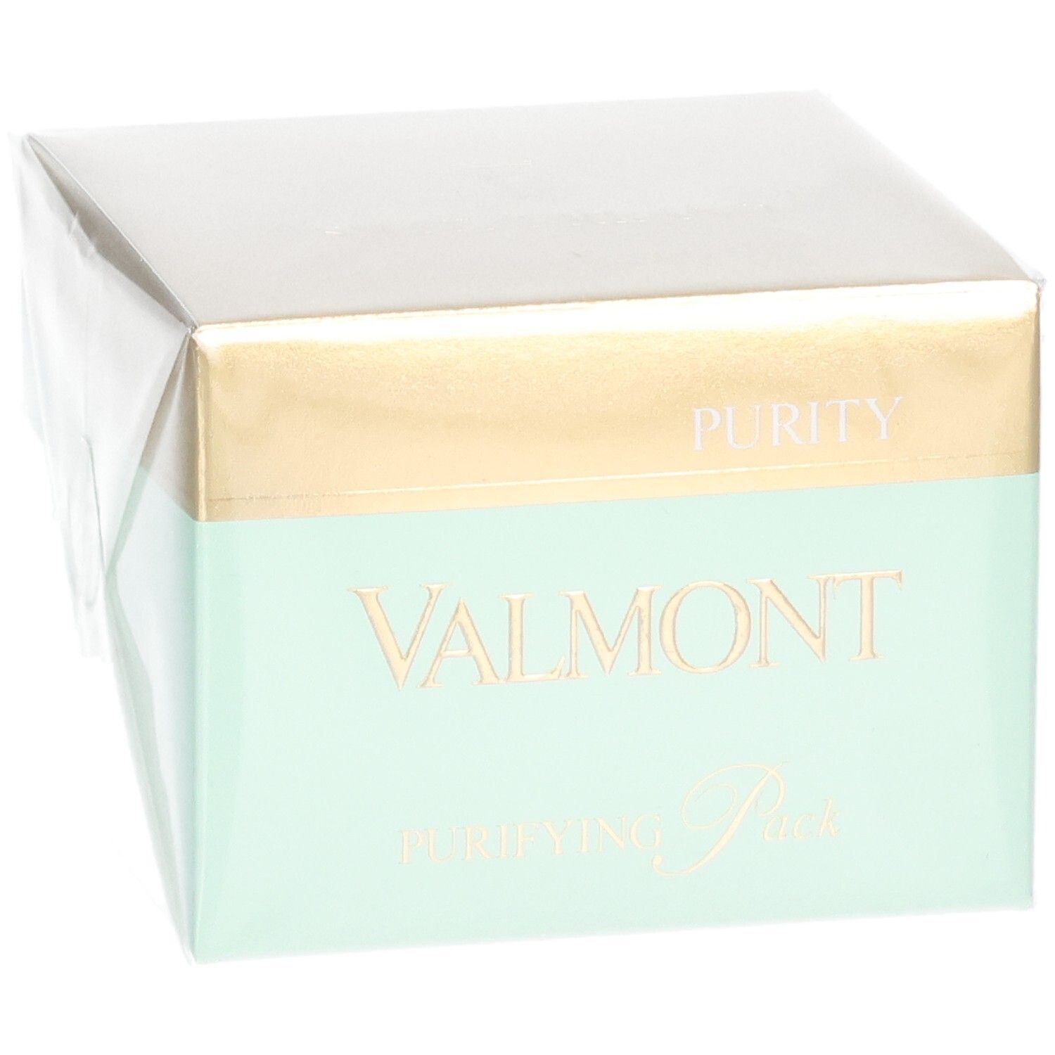 Valmont Reinigende Gesichtsmaske mit Tonerde, Verpackung, schräg von vorne.