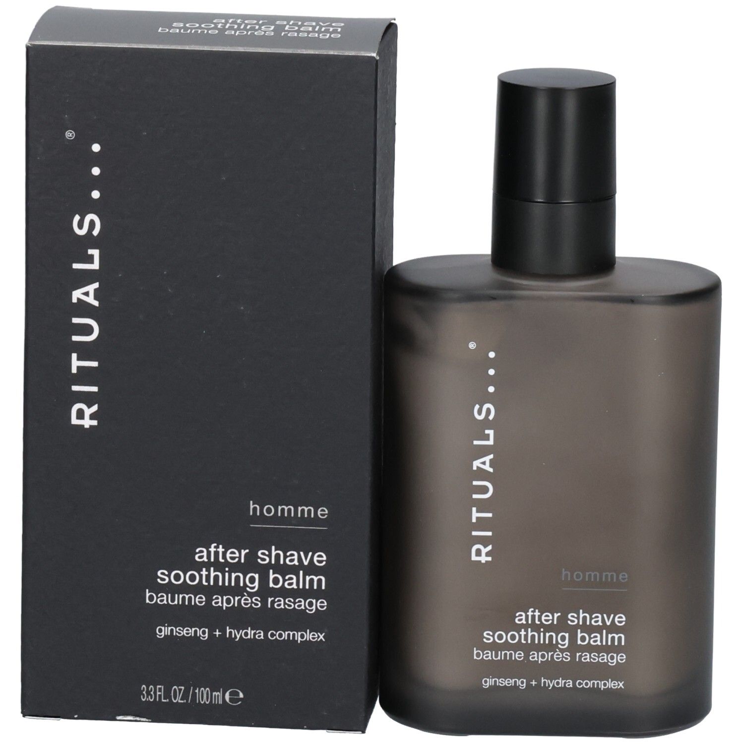 RITUALS Homme After Shave beruhigender Balsam mit Verpackungsschachtel.