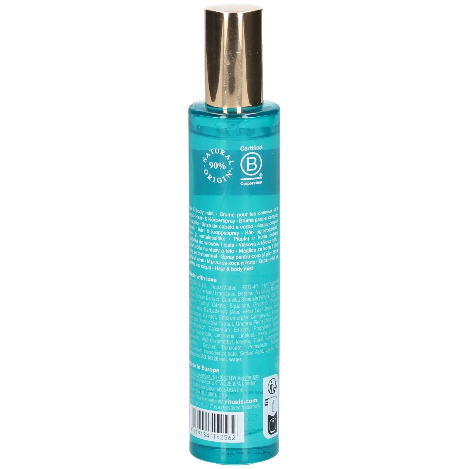 RITUALS The Ritual of Karma Haar- & Körpernebel mit B Corp und 96% natürlicher Herkunft Siegel.