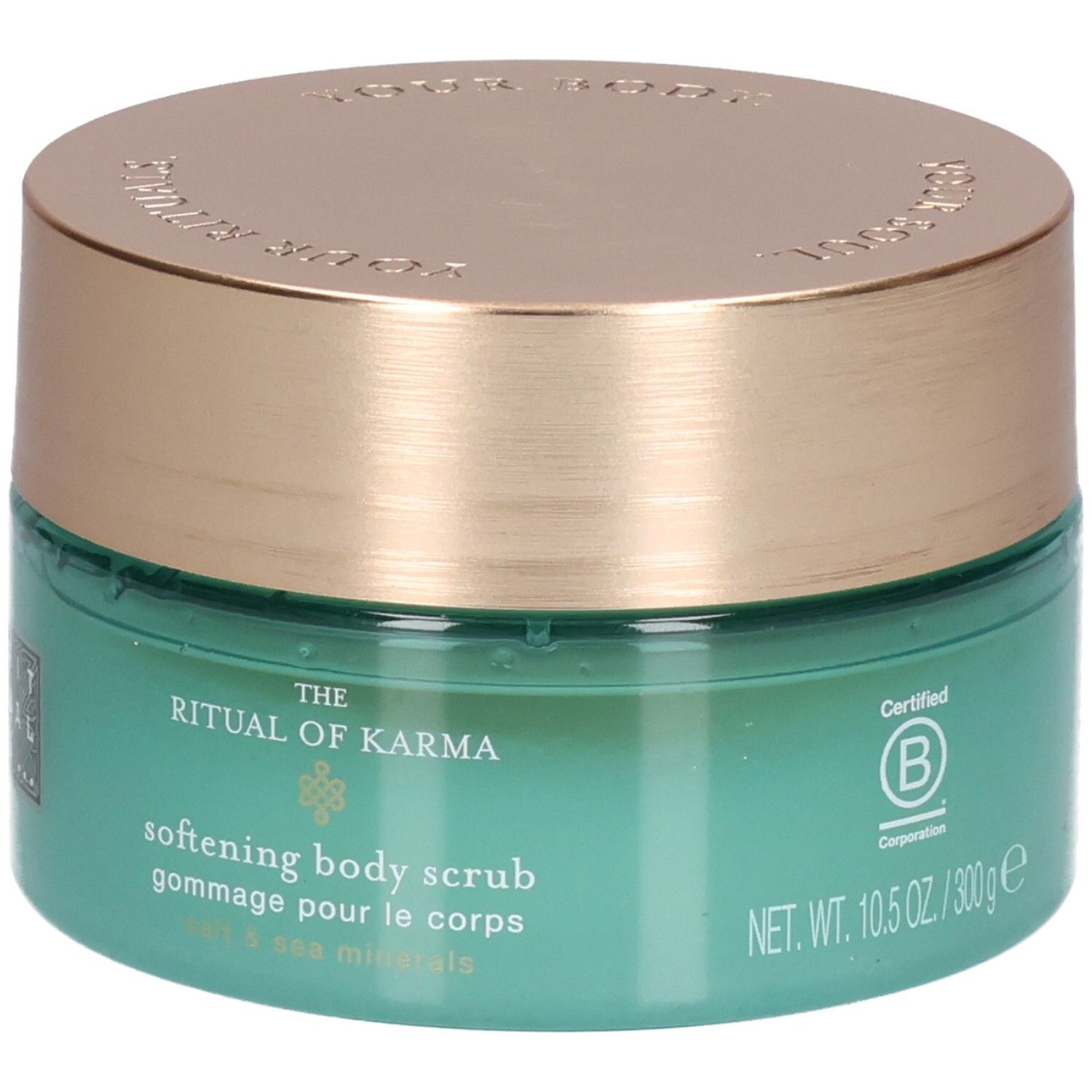 RITUALS The Ritual of Karma Körperpeeling mit Salz & Meeresmineralien, 300g, mit B Corp Zertifizierung.