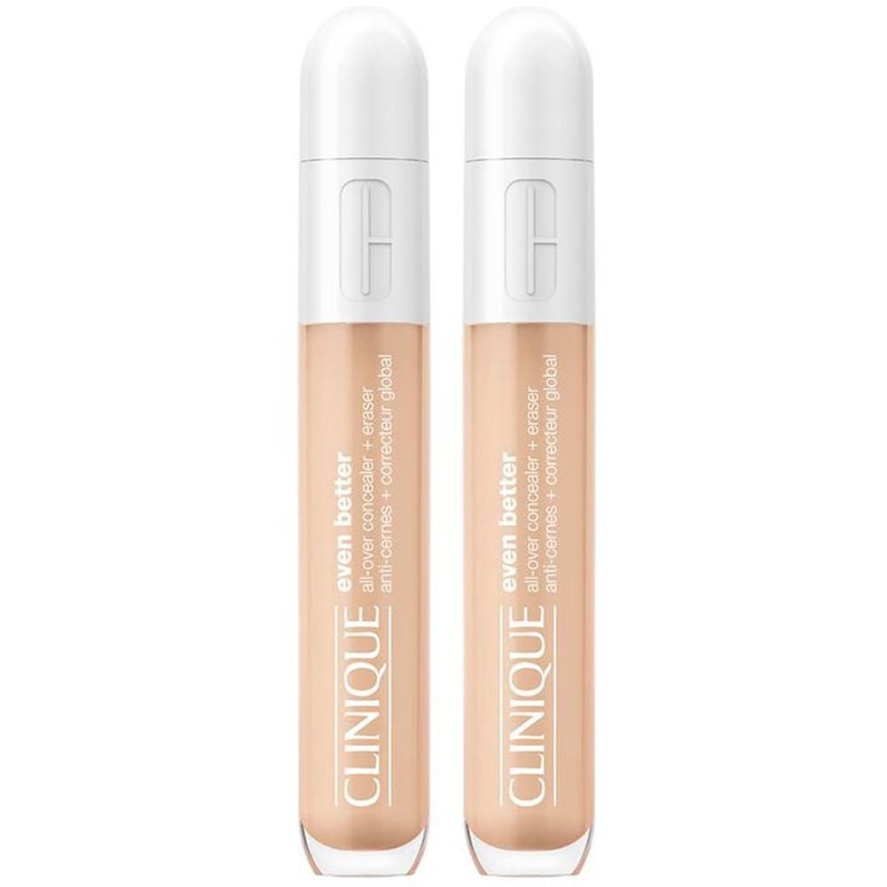 Zwei CLINIQUE Even Better™ All-Over Concealer + Eraser in der Nuance 03 CN28.