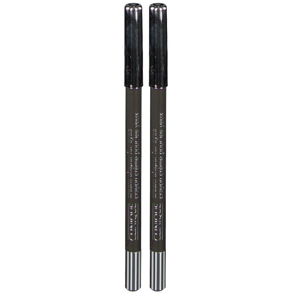 Zwei Clinique Cream Shaper for Eyes Stifte in Egyptian 103.