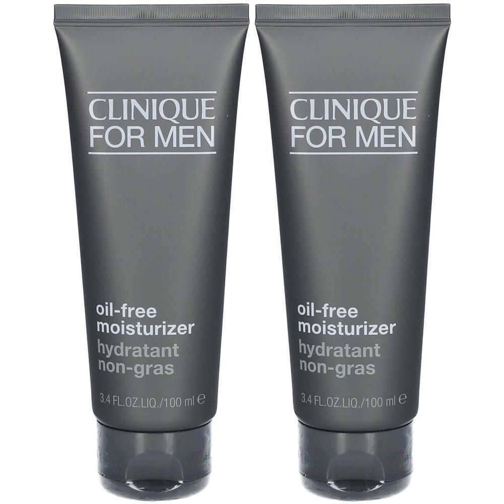 Deux tubes de crème hydratante non grasse Clinique for Men.