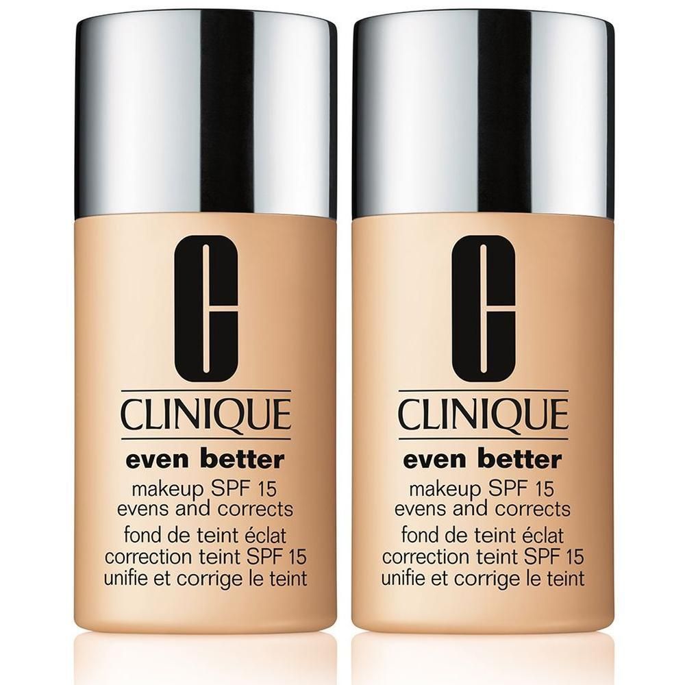 Zwei Flaschen CLINIQUE Even Better Makeup SPF 15 in der Farbe CN 52 Neutral.