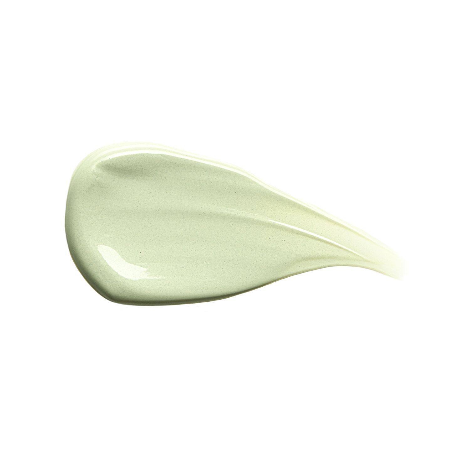 Ein grüner cremiger Tupfer Clinique Redness Solutions Daily Protective Base LSF 15.