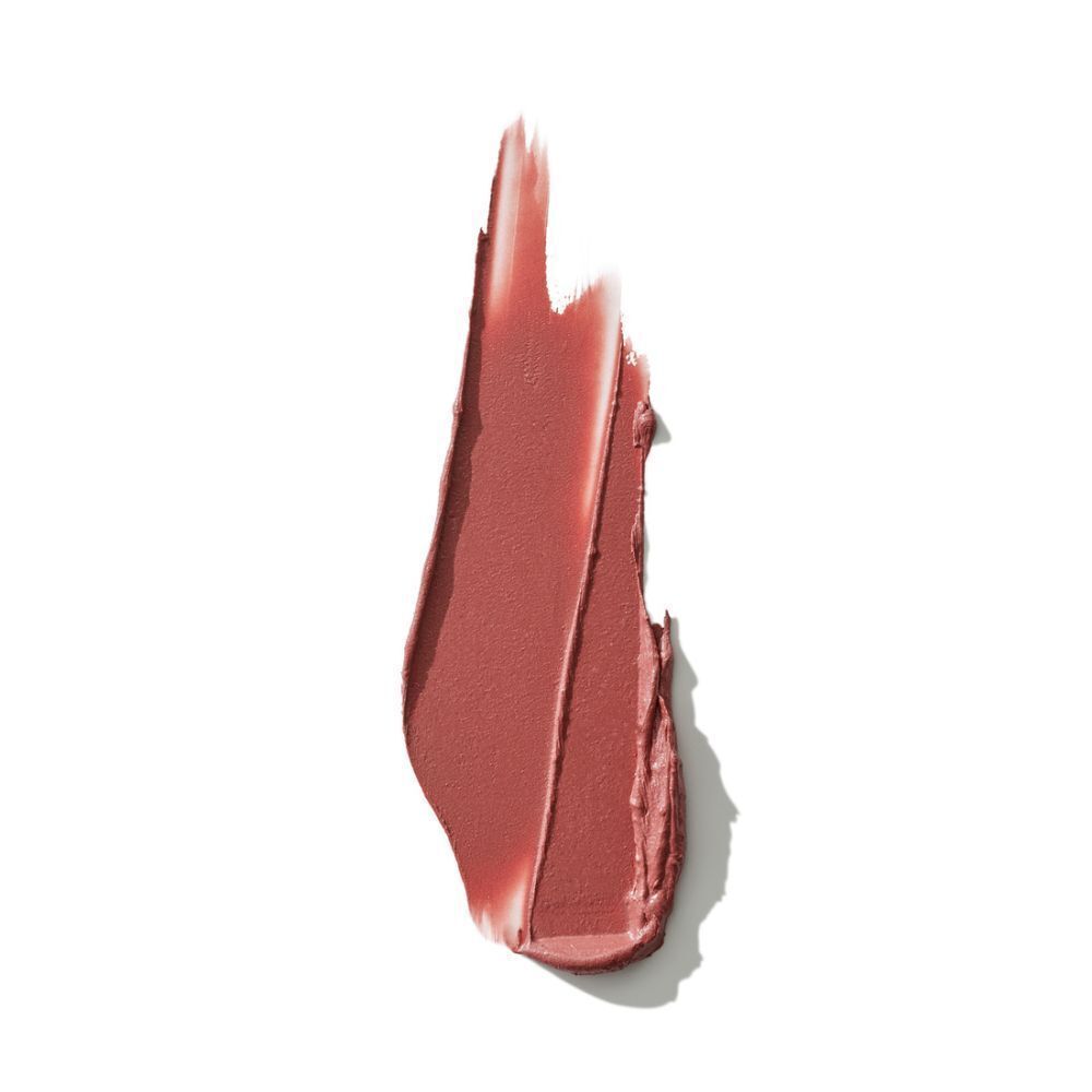 Échantillon de rouge à lèvres Satin Mocha avec un fini satiné.