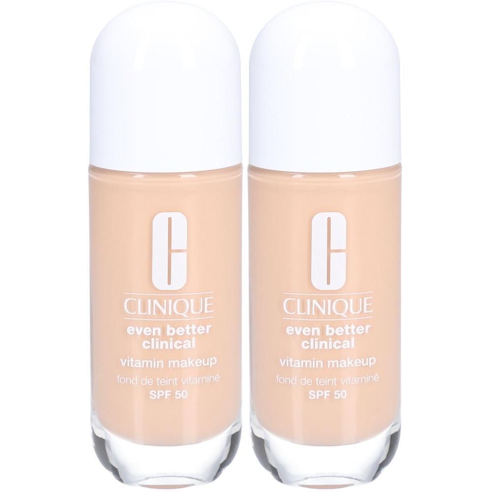 Deux flacons de Clinique Even Better Vitamin Makeup, teinte Light Cool 3.