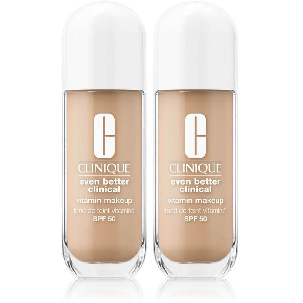 Zwei Flaschen Clinique Even Better Clinical Vitamin Makeup SPF 50.