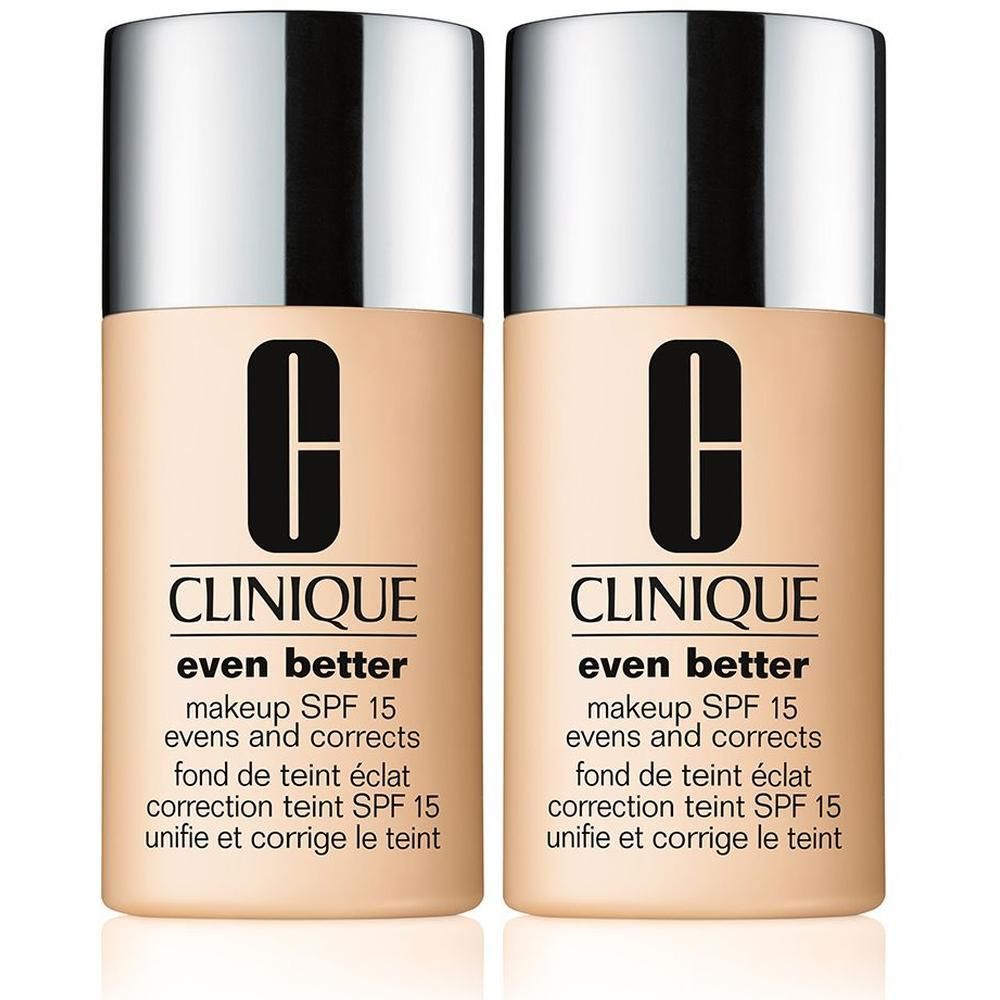 Zwei CLINIQUE Even Better Makeup SPF 15 Flakons, Farbe WN 16 Buff.
