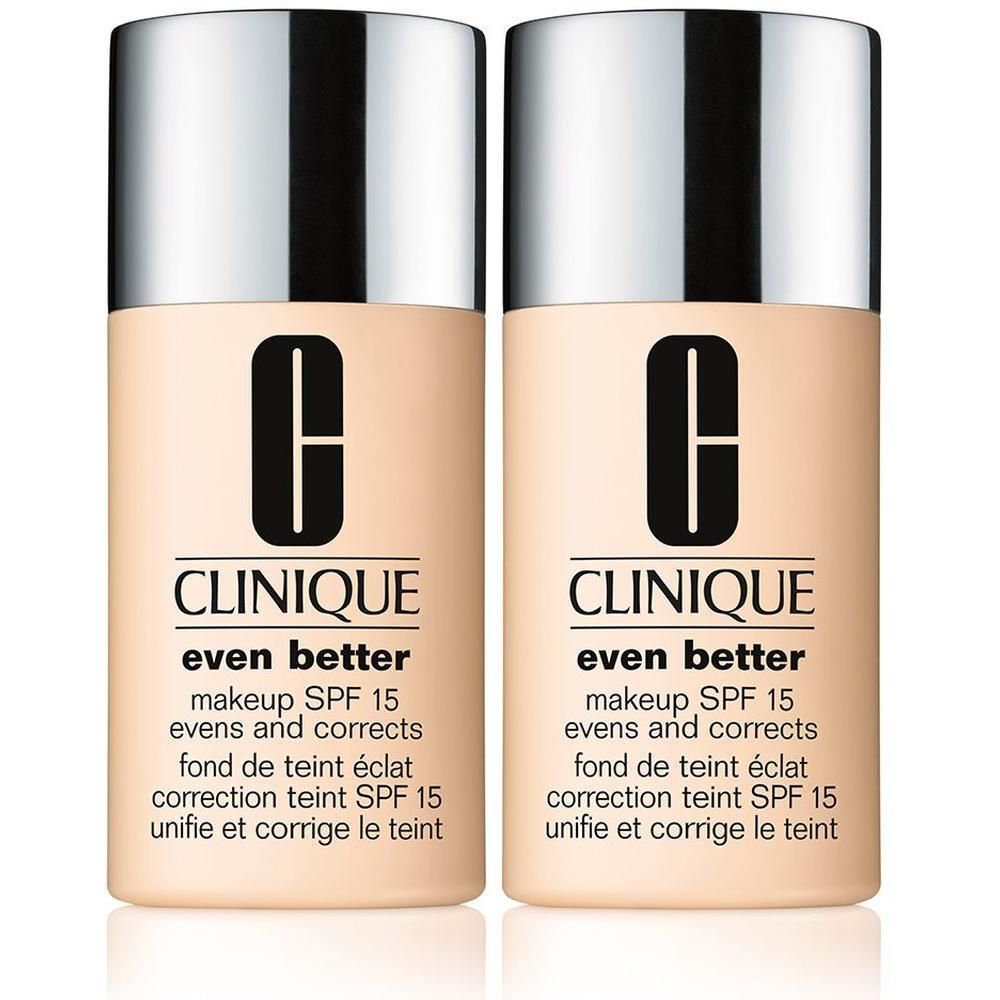 Zwei Flaschen CLINIQUE Even Better Makeup SPF 15 in der Farbe CN 10 Alabaster.