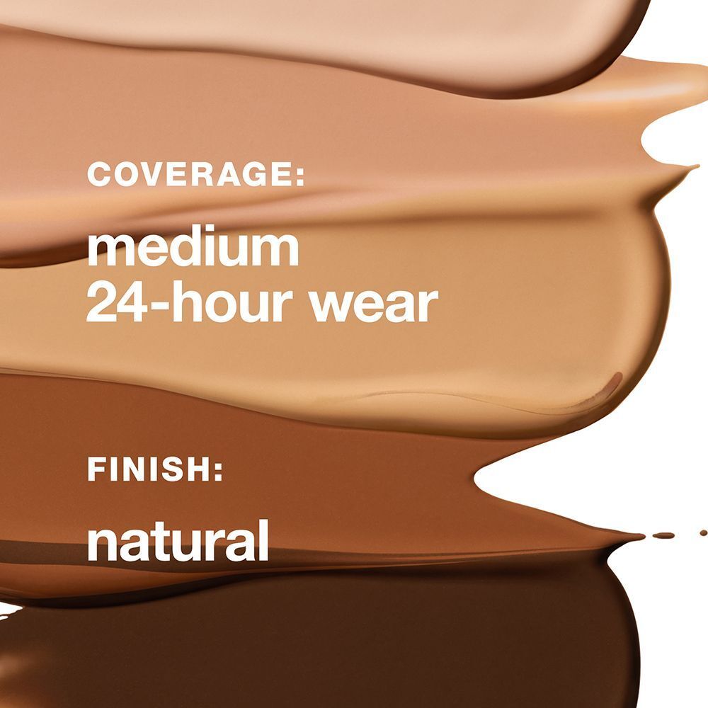 Swatches von CLINIQUE Even Better Makeup SPF 15: mittlere Deckkraft, 24h Halt, natürliches Finish.