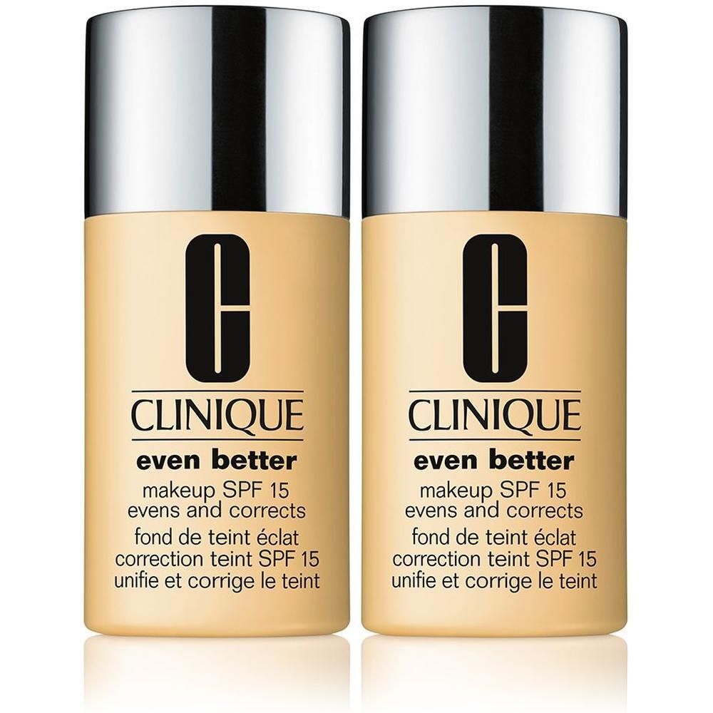 Zwei Flaschen CLINIQUE Even Better Makeup SPF 15 in Oat.