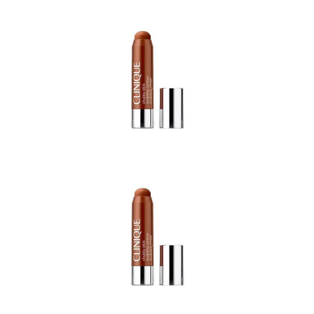 Deux Chubby Sticks CLINIQUE pour le contour, couleur marron.