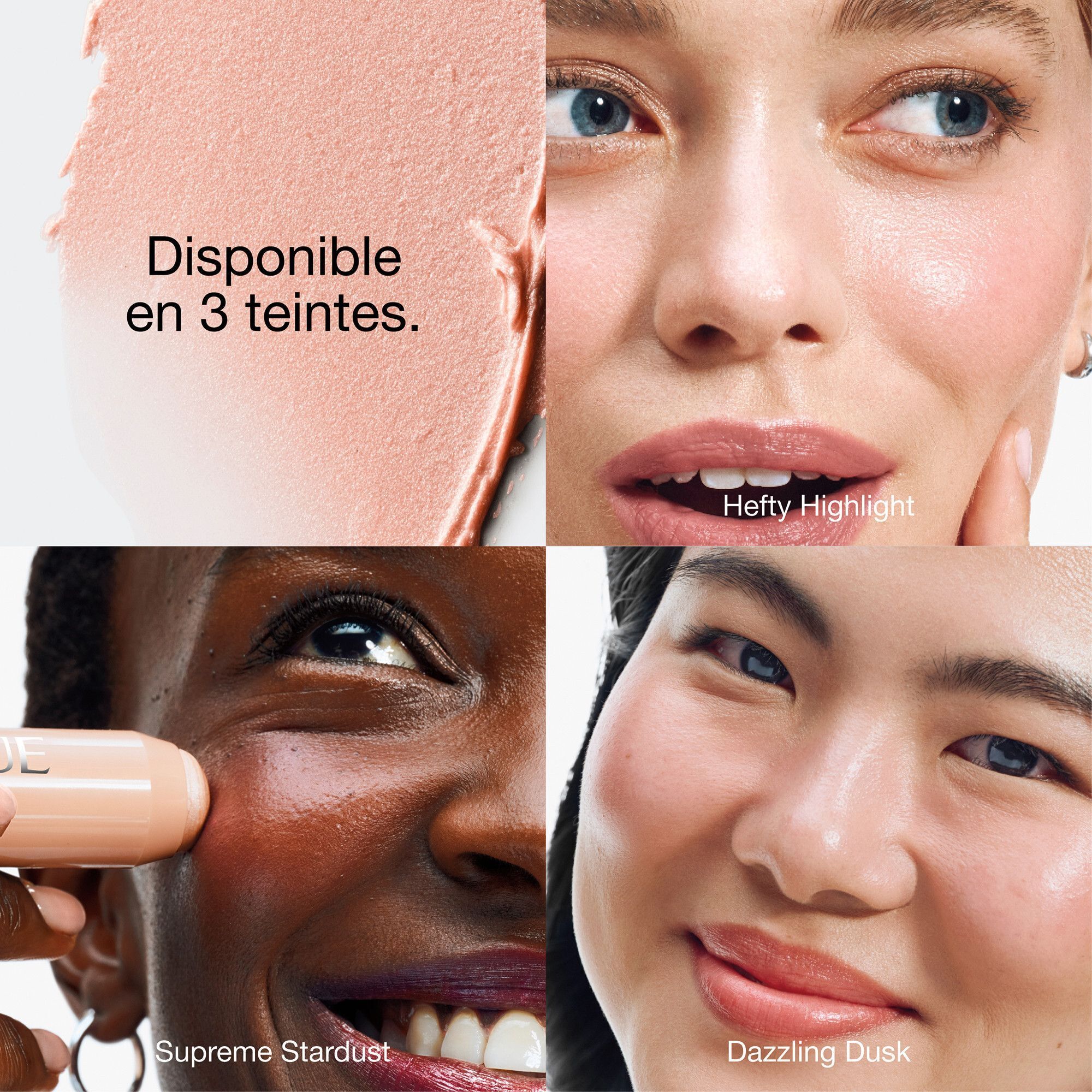 Échantillon bronzé du CLINIQUE Chubby Stick Sculpting Highlight Dazzling Dusk.