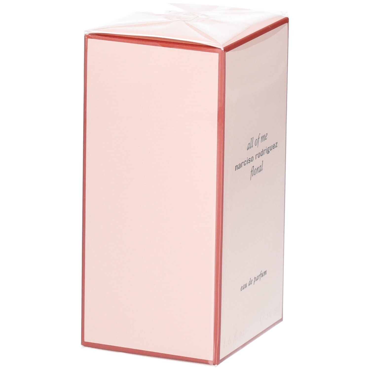 Verpackung von Narciso Rodriguez All of Me Eau de Parfum Florale, 50 ml.