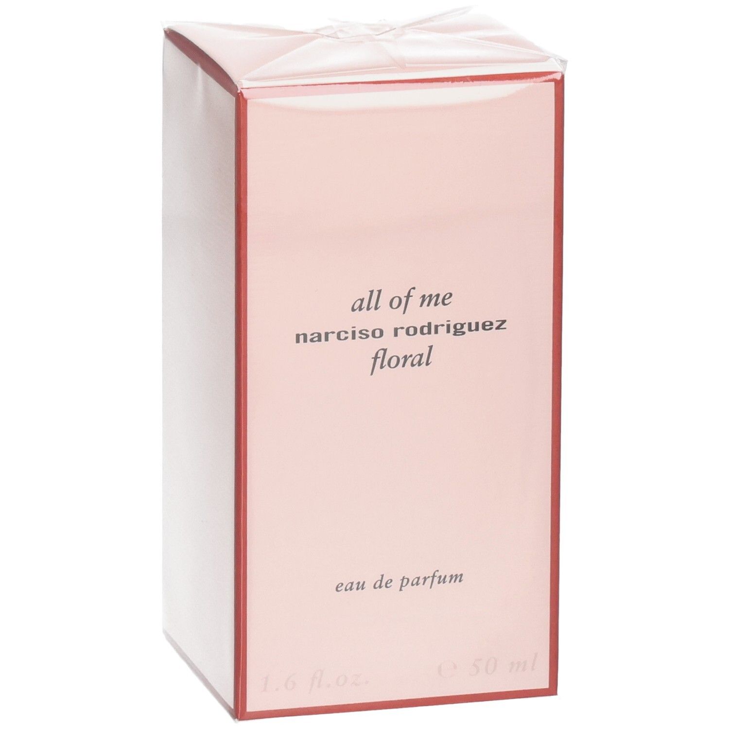 Verpackung von Narciso Rodriguez All of Me Eau de Parfum Florale, 50 ml.