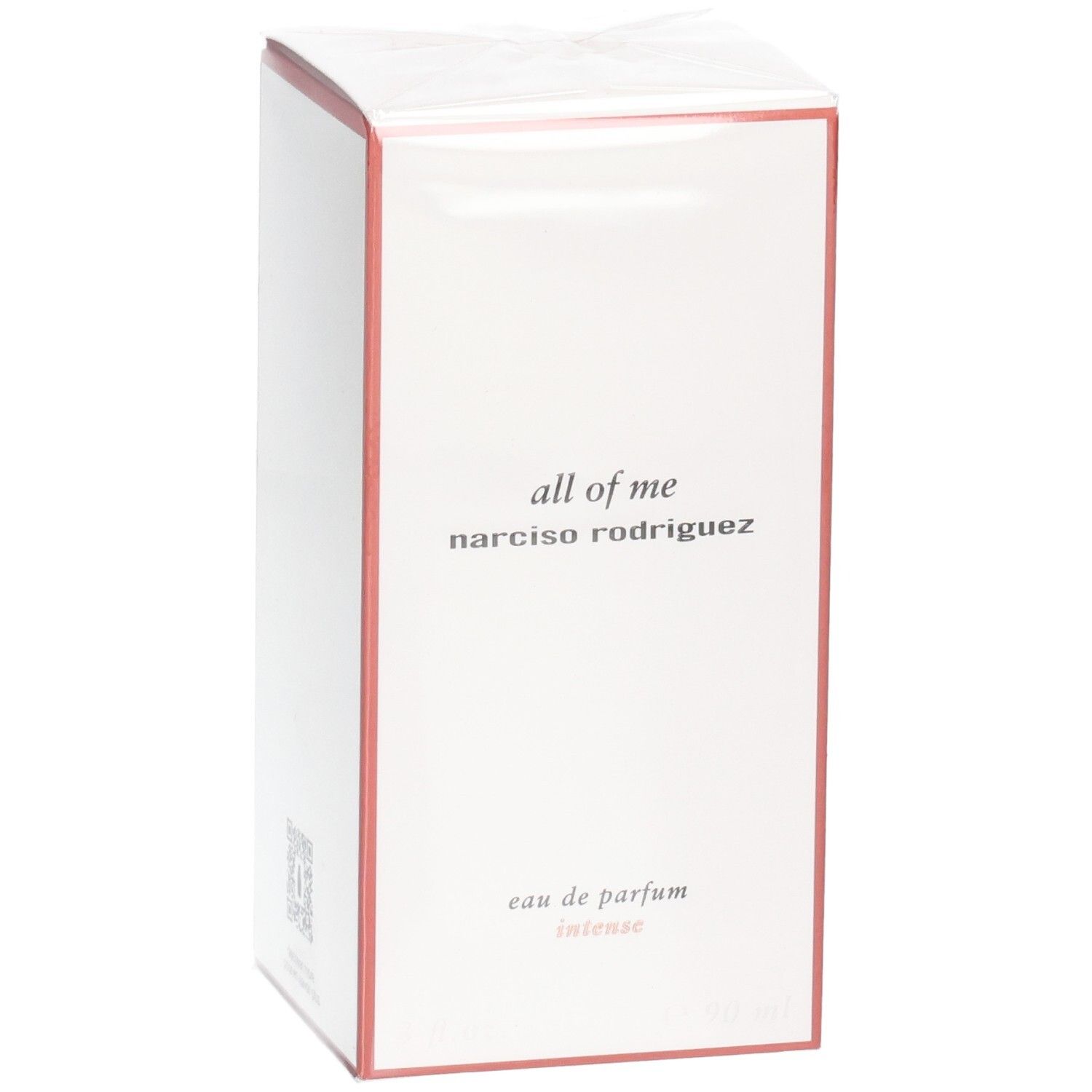 Verpackung von Narciso Rodriguez All of Me Eau de Parfum Intense, Vorderansicht.