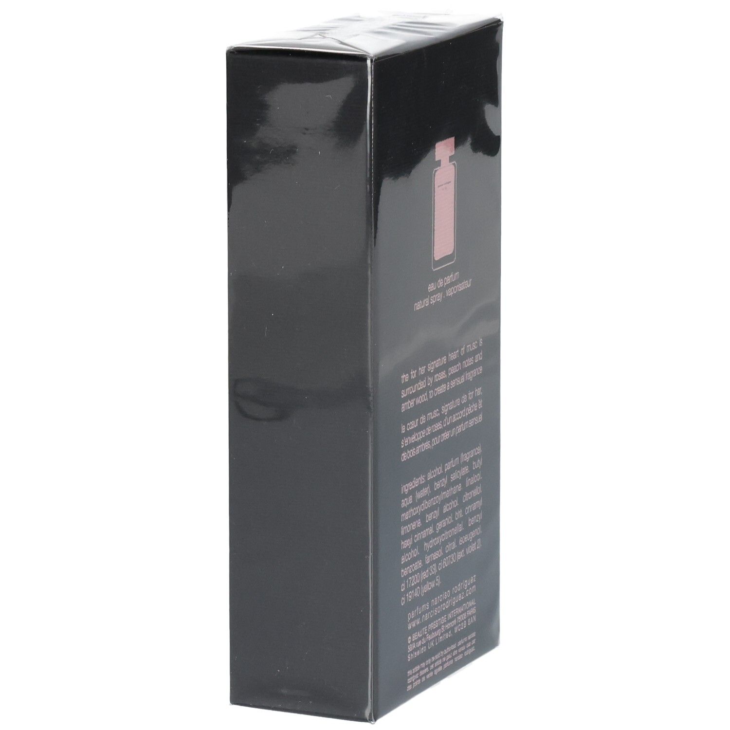 Narciso Rodriguez For Her Eau de Parfum 100ml, schräge Ansicht.