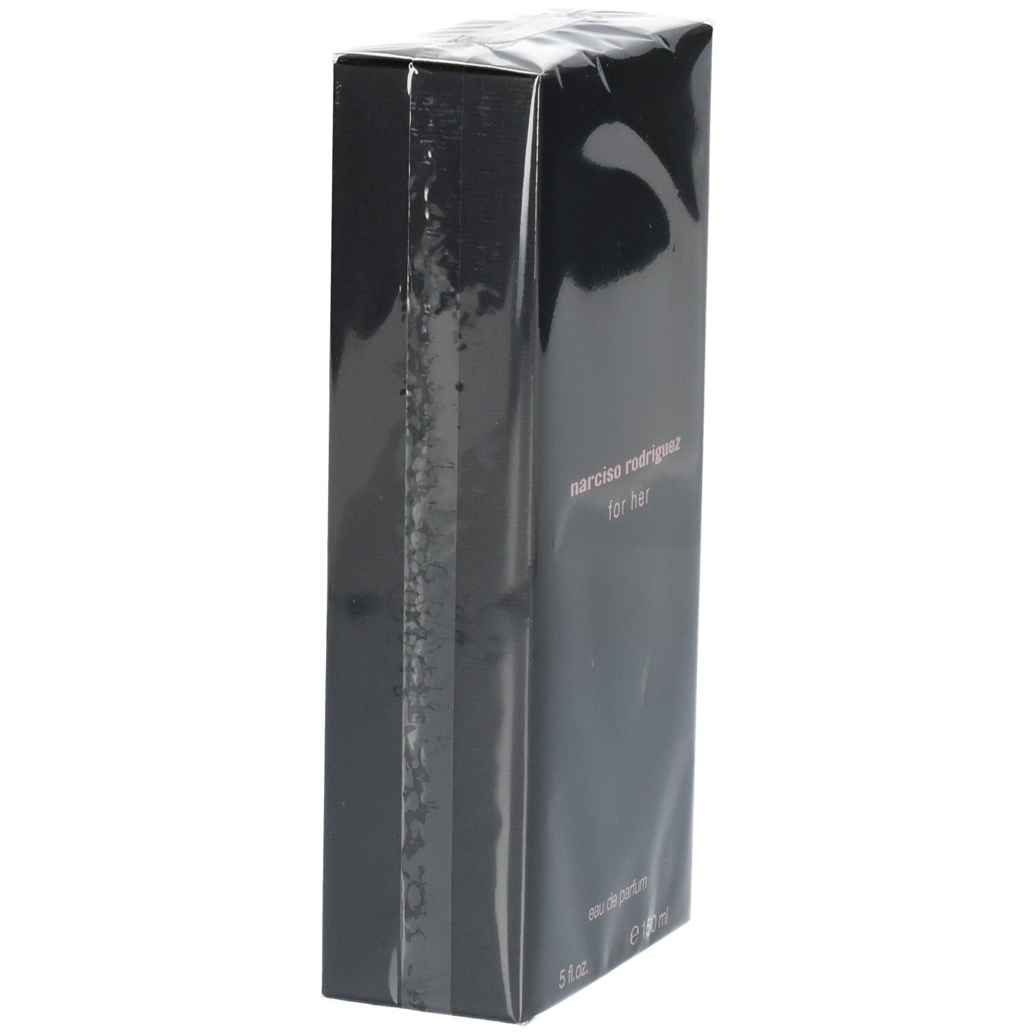 Narciso Rodriguez For Her Eau de Parfum Geschenkverpackung, 150 ml, Seitenansicht.