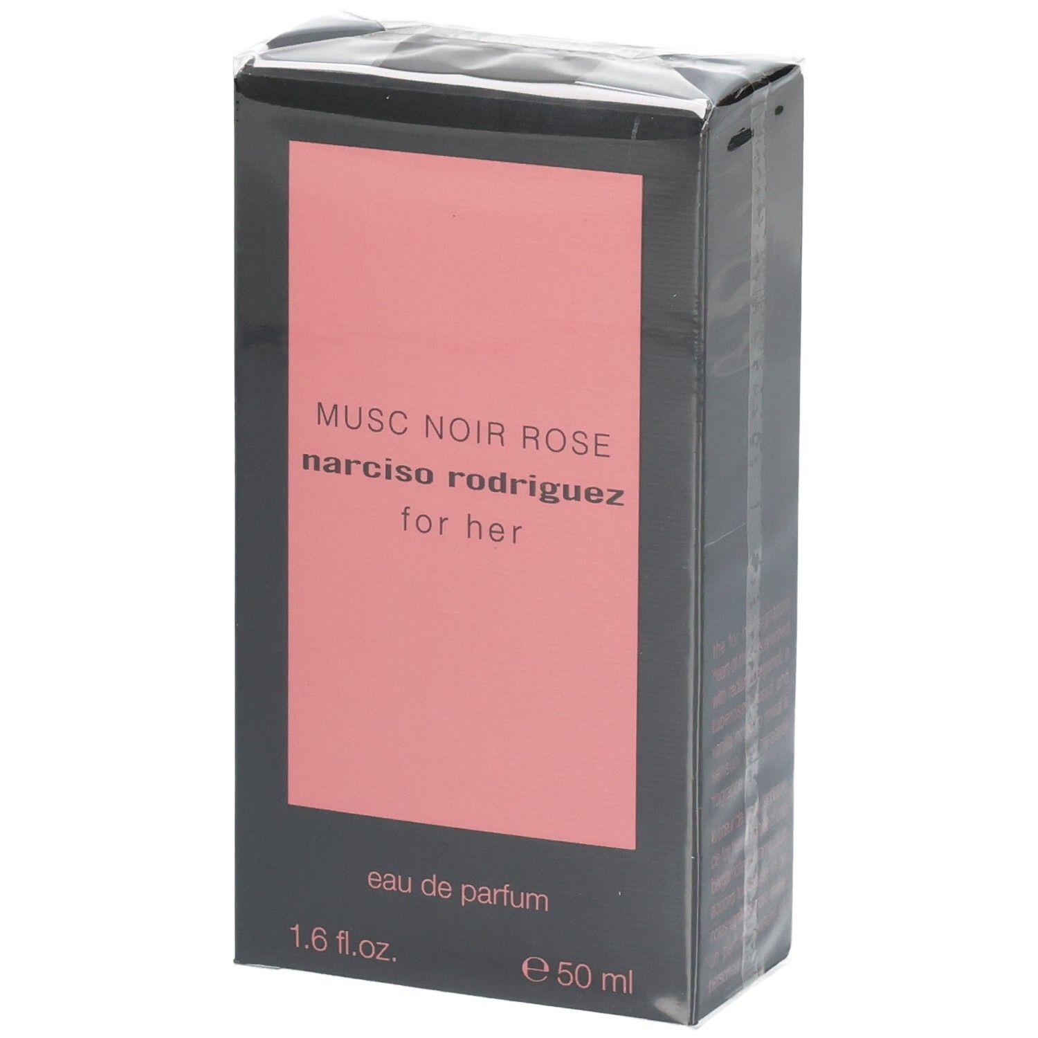 Boîte de Narciso Rodriguez For Her Musc Noir Rose Eau de Parfum, 50 ml.