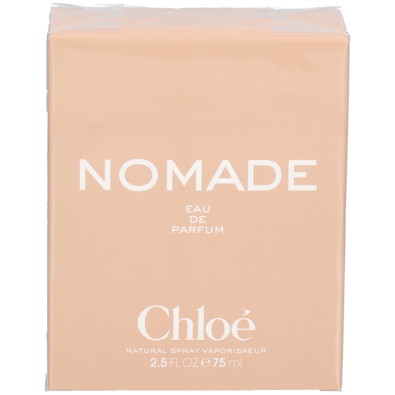 Verpackung von Nomade Eau de Parfum von Chloé, 75 ml.