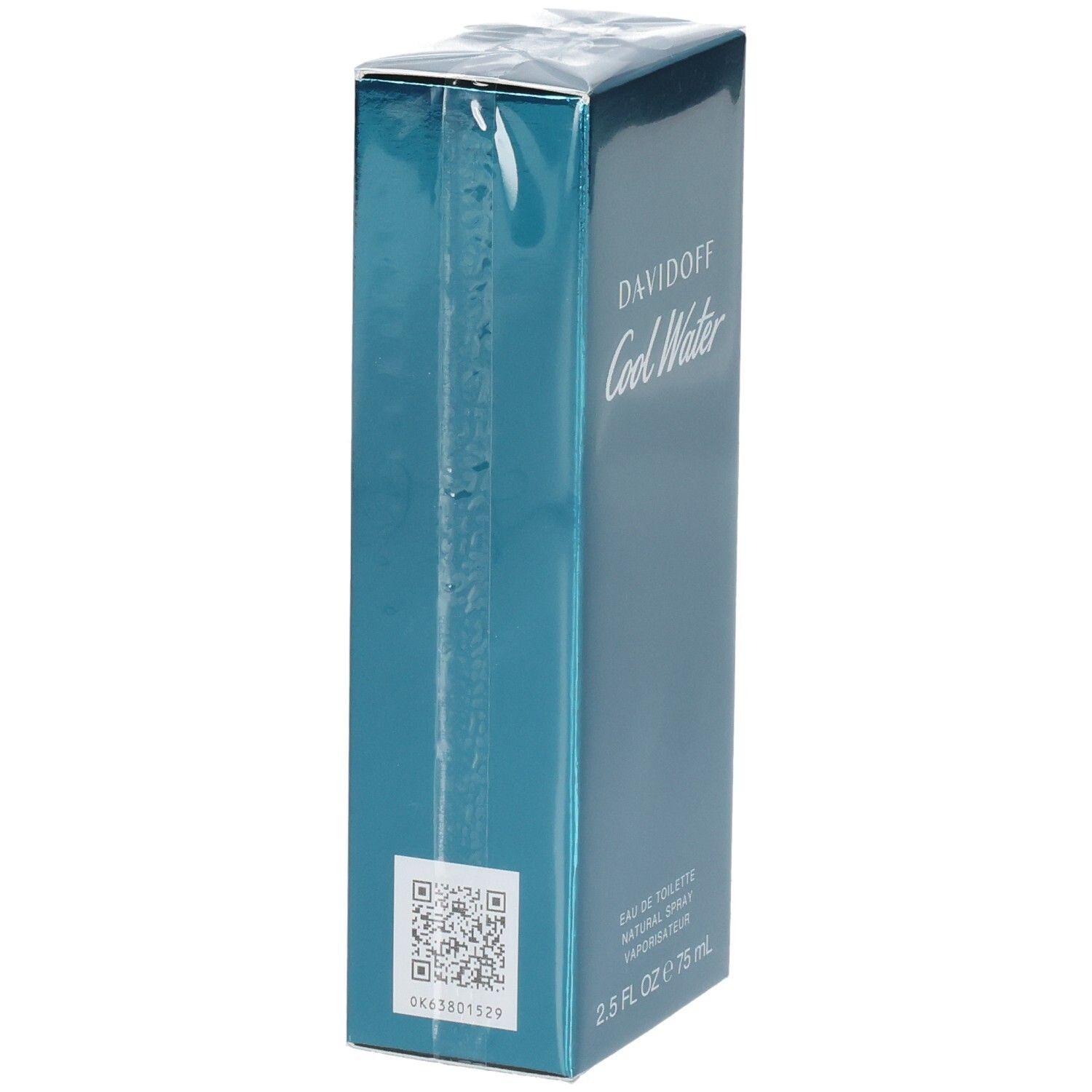 Verpackung von Davidoff Cool Water Eau de Toilette mit QR-Code.
