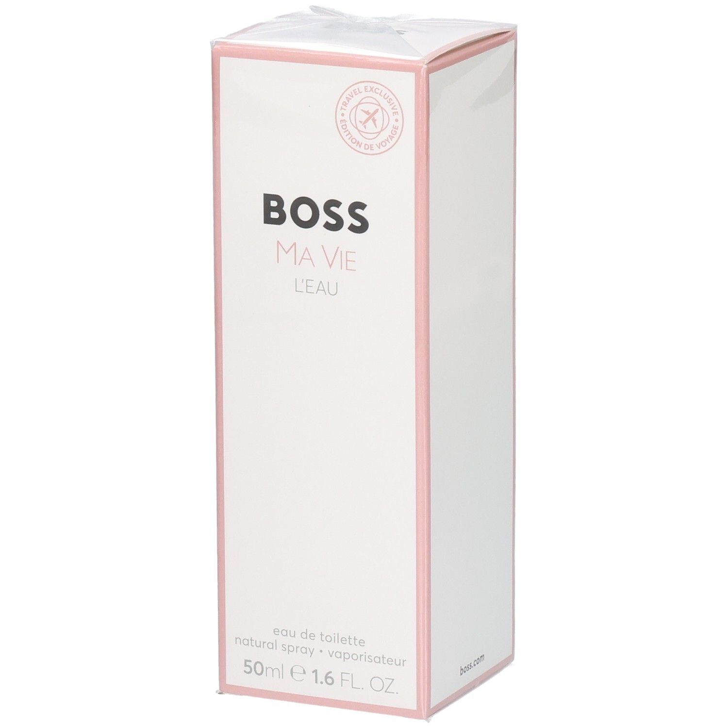 Verpackung von Boss Ma Vie L'eau Eau de Toilette, 50ml.