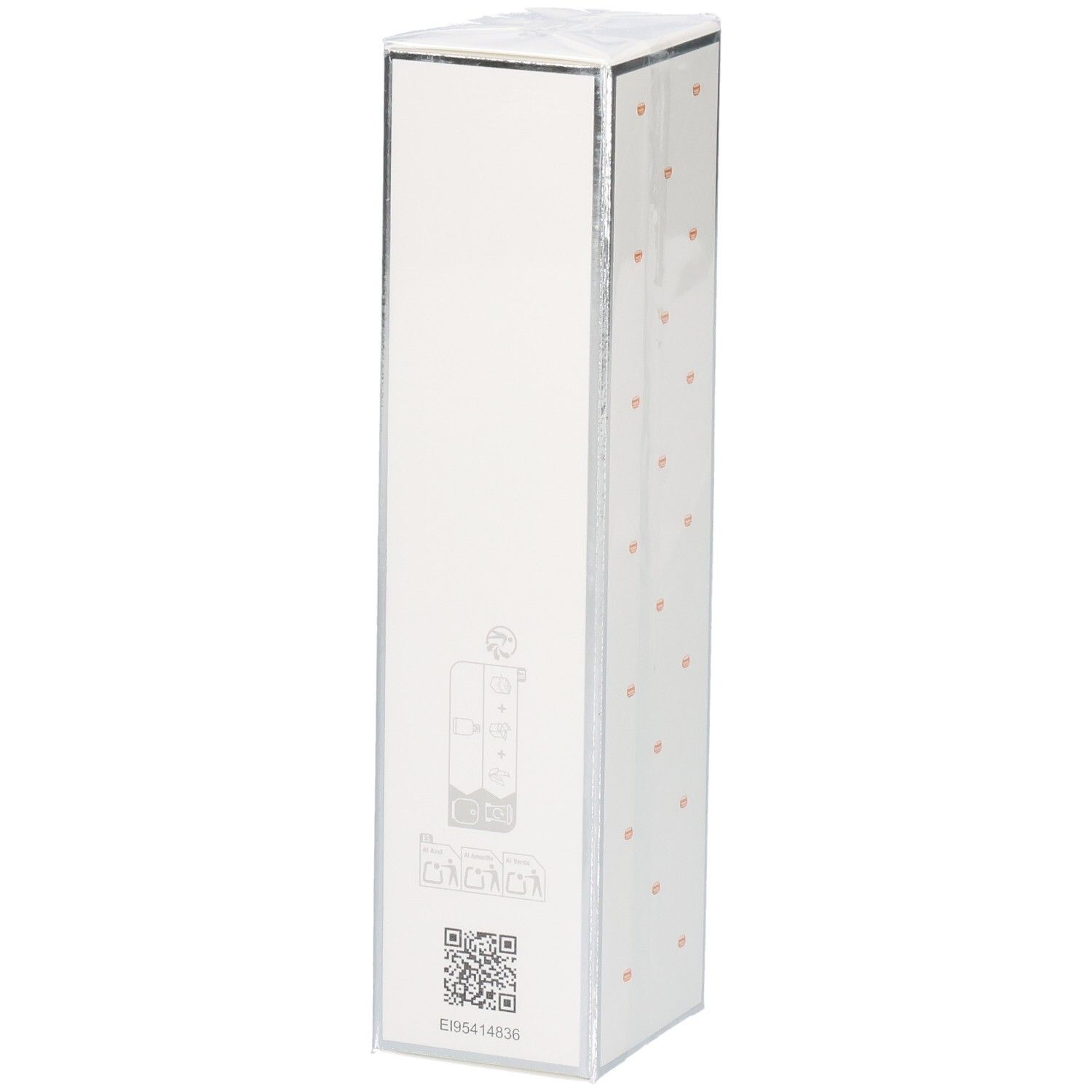 Hugo Boss Orange Woman Eau de Toilette Kartonverpackung, Rückseite mit Abbildung.