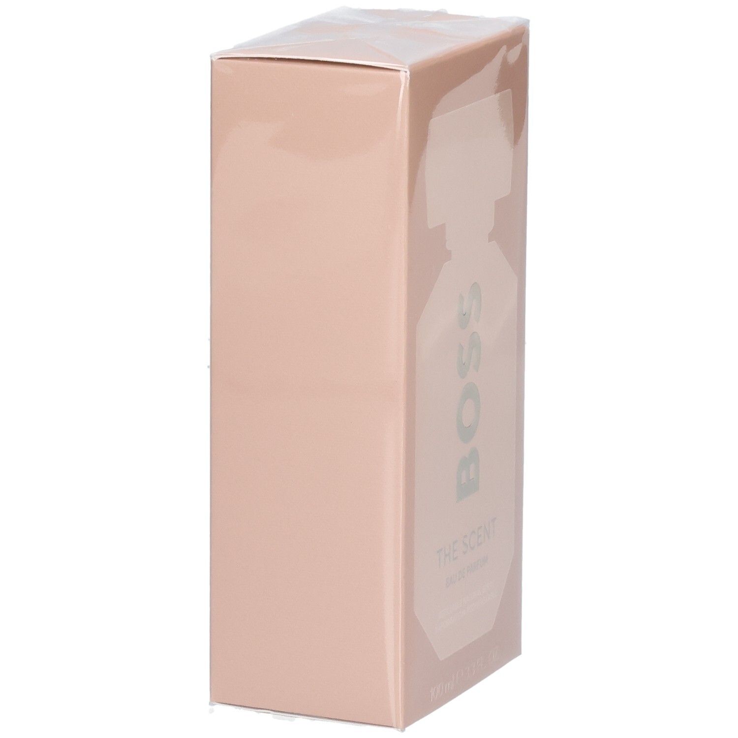 Verpackung von Hugo Boss The Scent Eau de Parfum für Damen, 100ml.