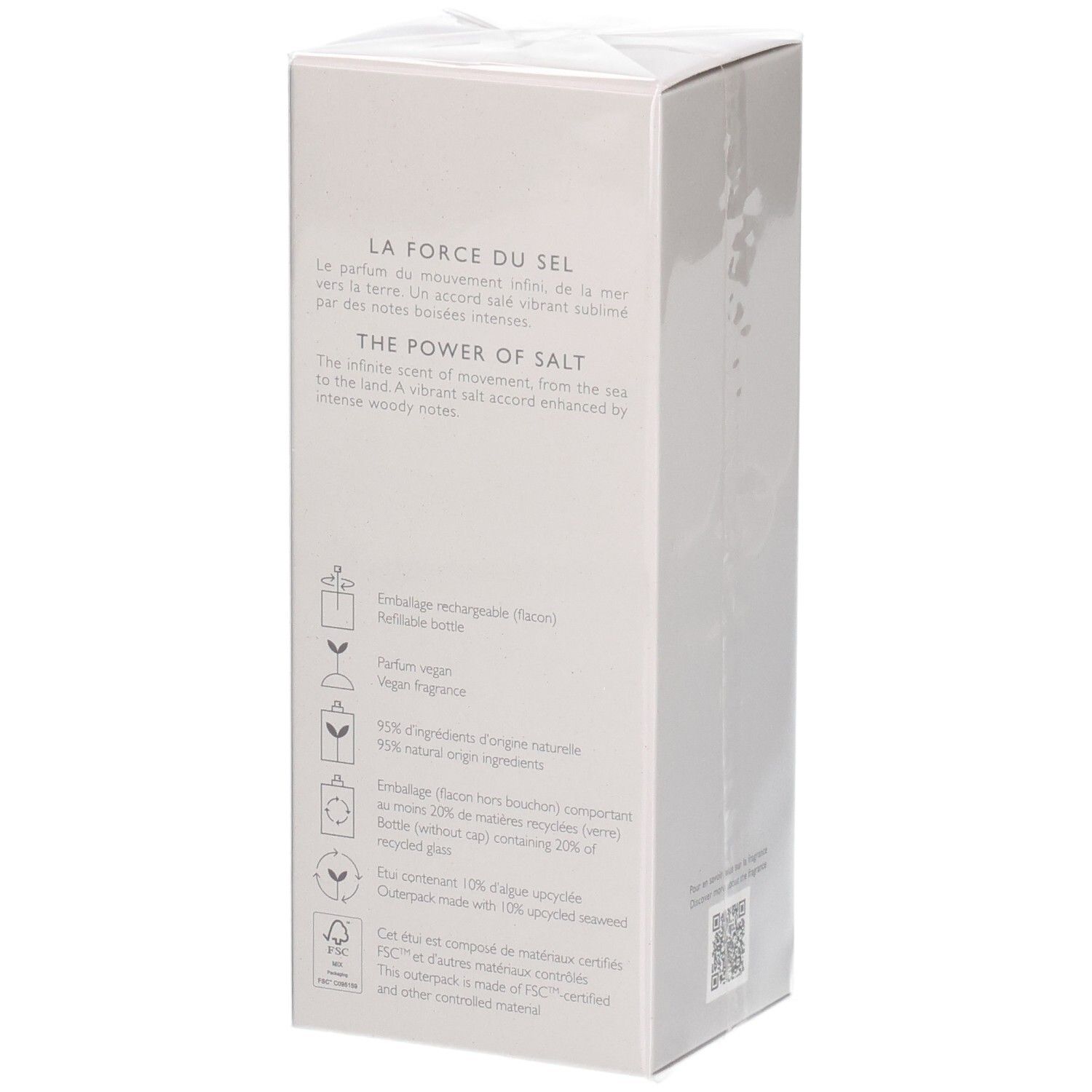 Issey Miyake Le Sel d'Issey Eau de Toilette Verpackung mit Produktbeschreibung.