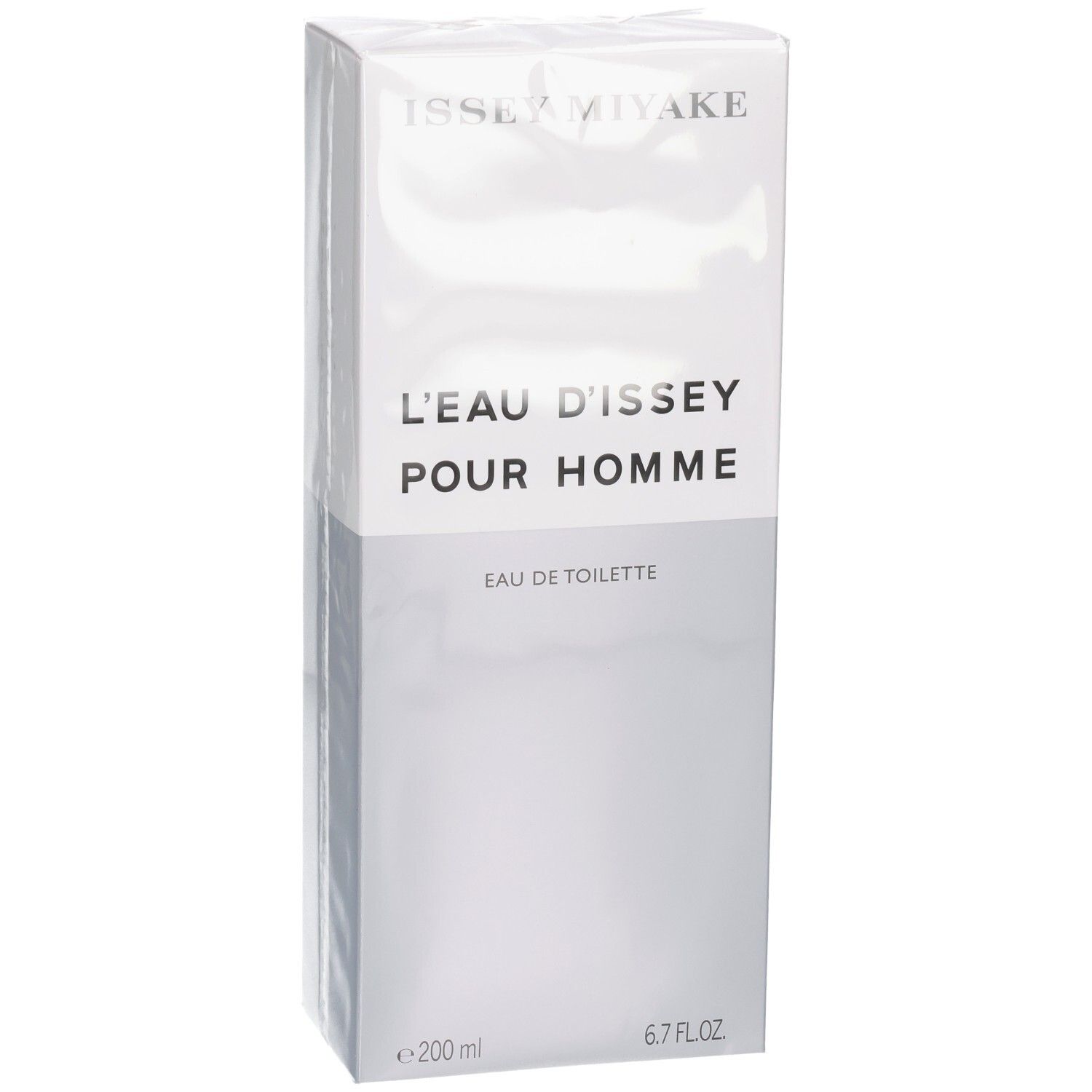 Issey Miyake L'Eau d'Issey Pour Homme Eau de Toilette Karton, seitliche Ansicht.
