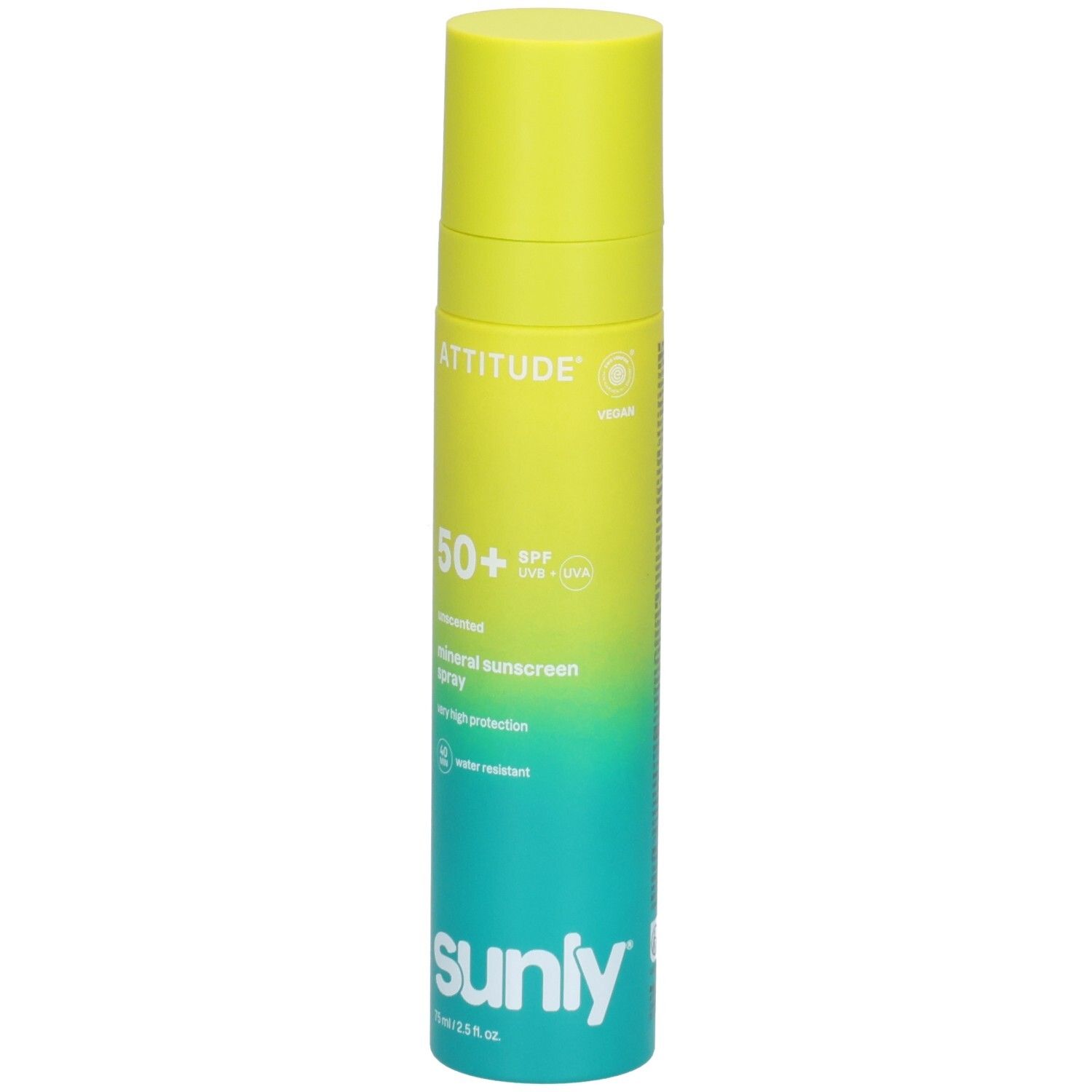 ATTITUDE Mineral Sonnencreme Spray, SPF 50+, sehr hoher Schutz, wasserresistent.