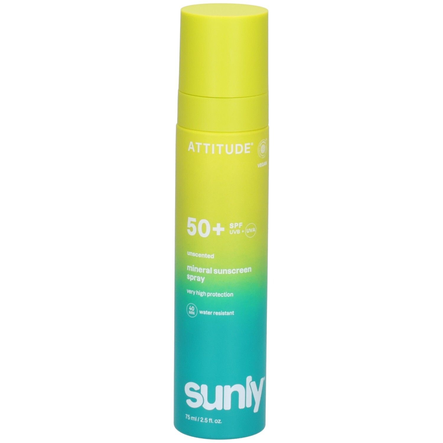 ATTITUDE Mineral Sonnencreme Spray, 75ml, vegan und tierversuchsfrei.