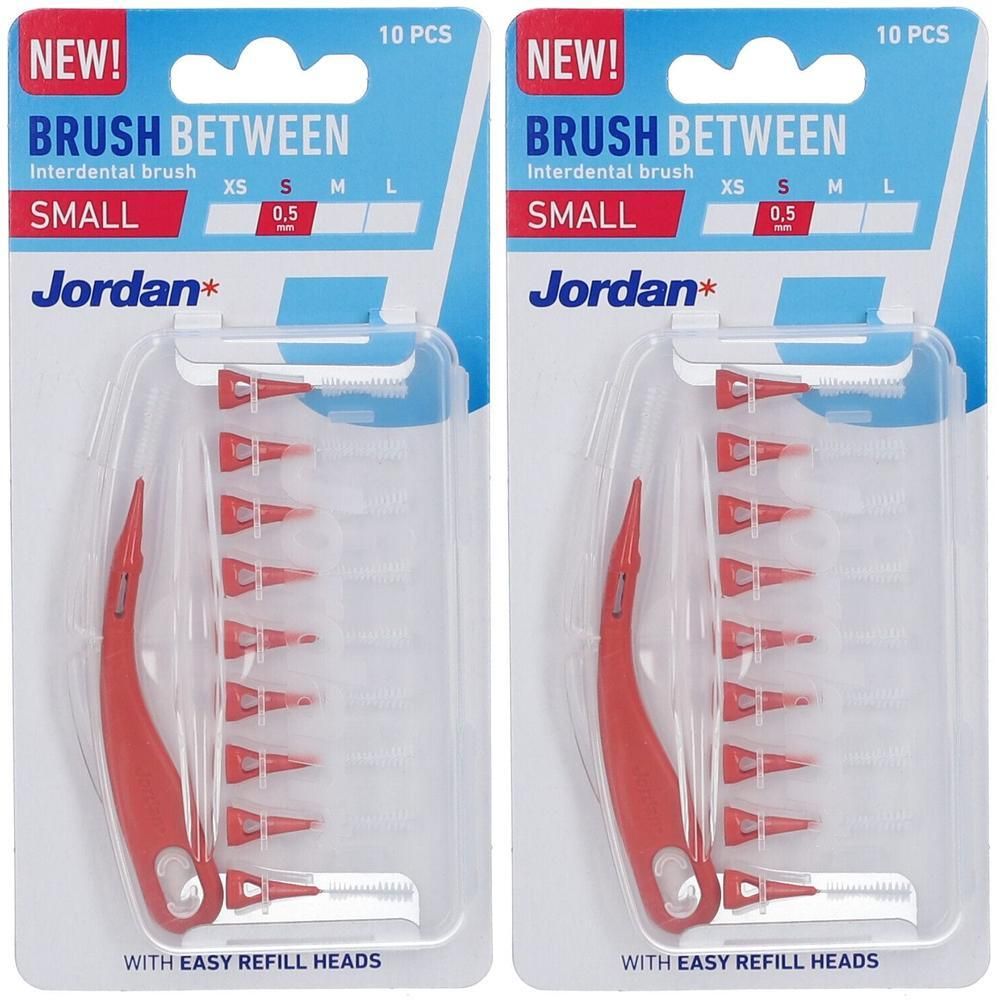 Jordan CLINIC Interdentalbürsten, Größe S (0,5 mm), 10 Stück im Blister.