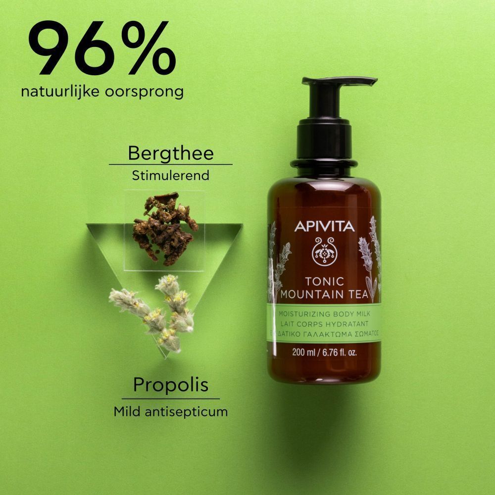 Apivita Tonic Thé Montagne Lait Corporel Rafraîchissant